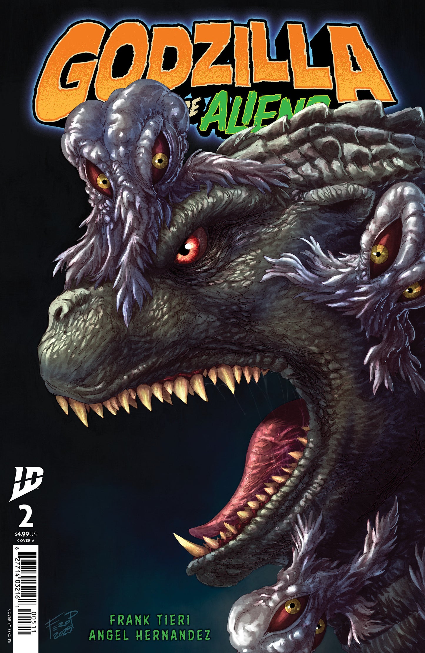 Godzilla: Here There Be Aliens #2 Cover A (Pe) - Release Date: 7/9/25
