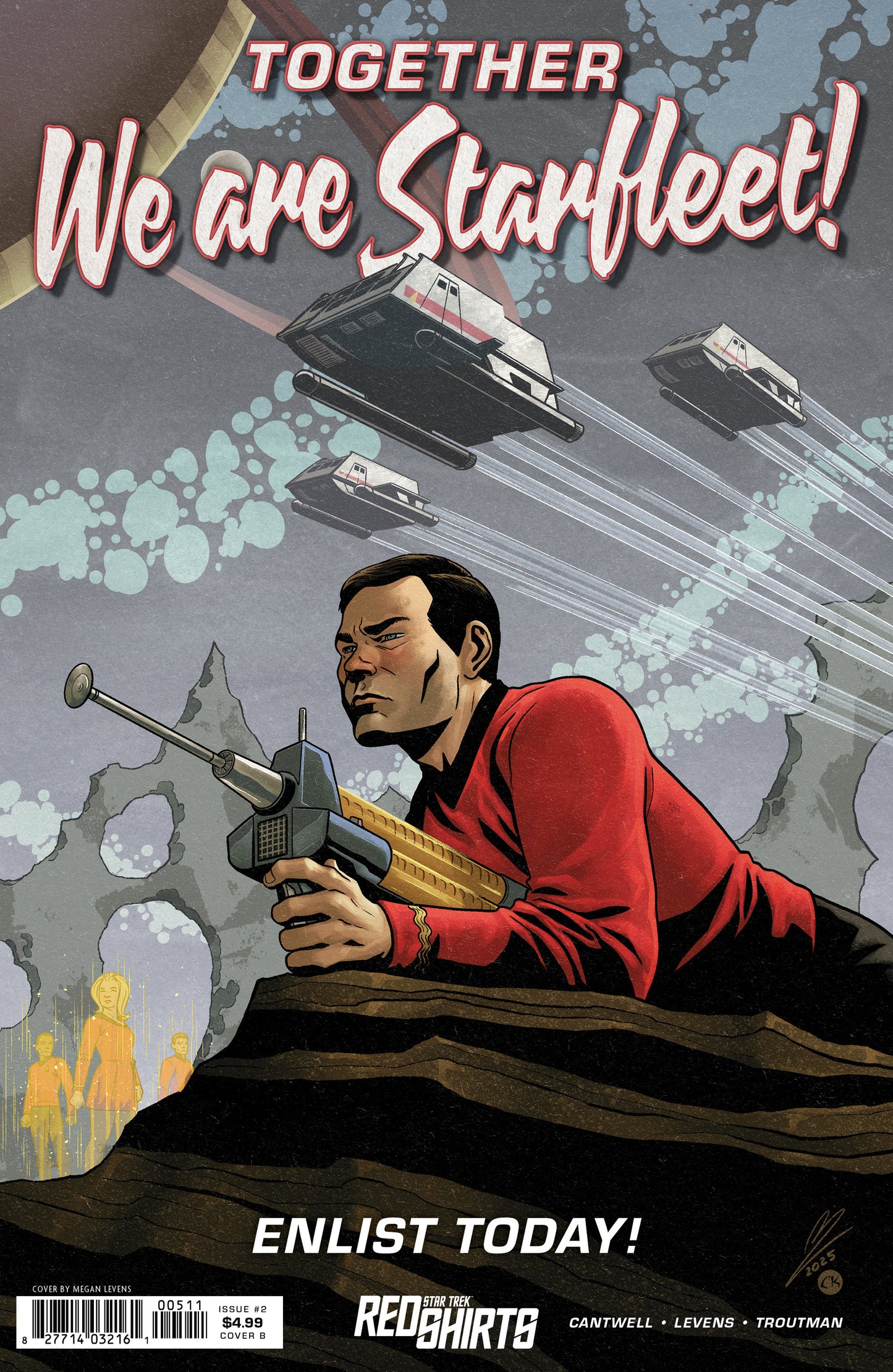 Star Trek: Red Shirts #2 Variant B (Levens Federation Recruitment) - ISBN: 82771403430100221 - Release Date: 9/3/25