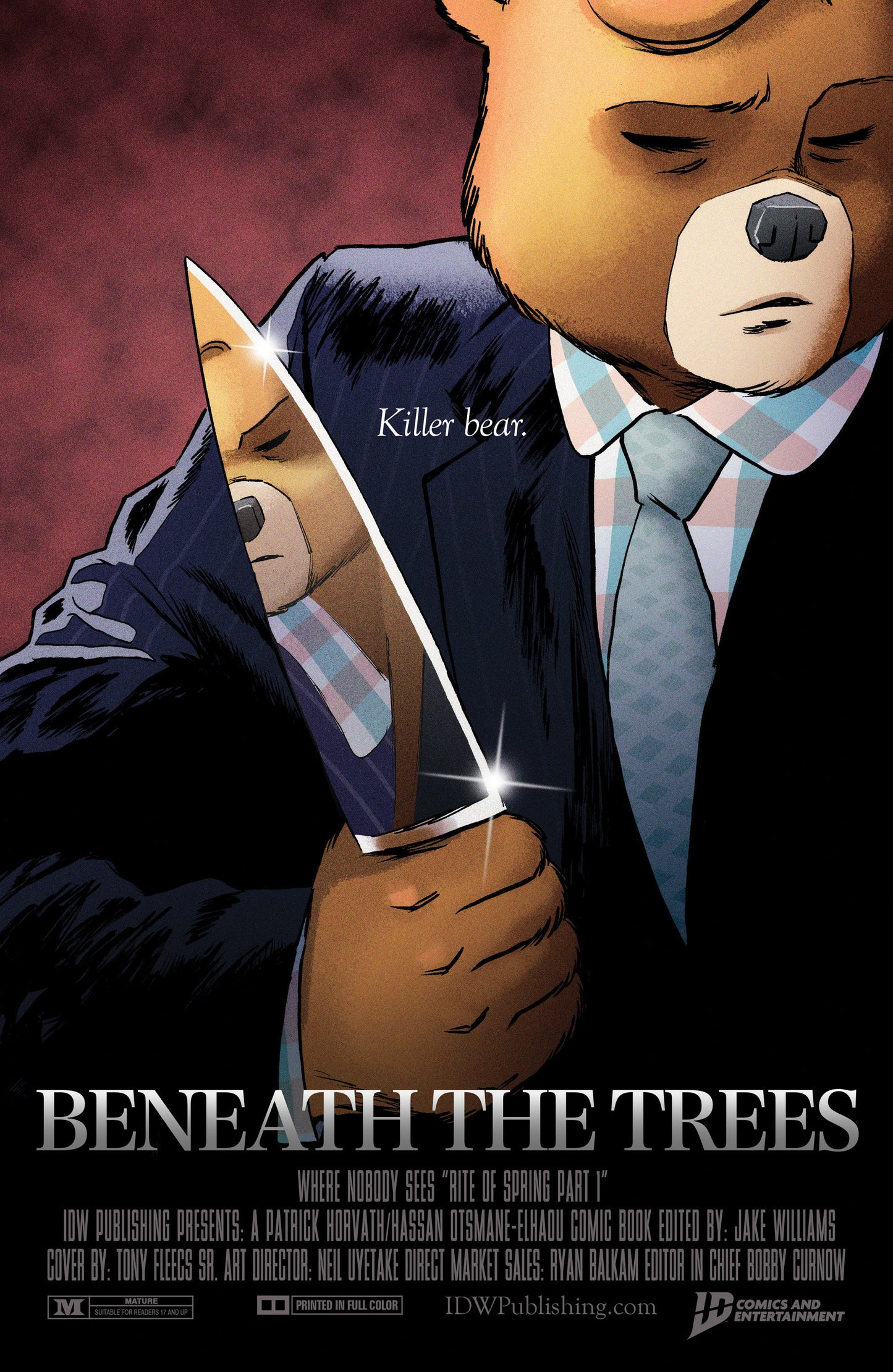 Beneath the Trees Where Nobody Sees: Rite of Spring #1 Variant B (Fleecs Movie Homage Cover) - Release Date: 7/9/25