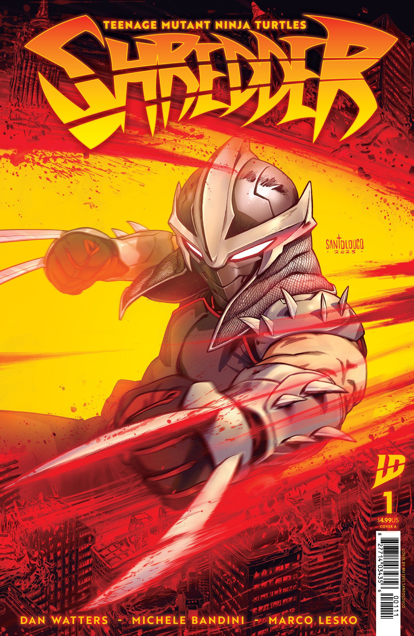 Teenage Mutant Ninja Turtles: Shredder #1 Cover A (Santolouco) - ISBN: 82771403435600111 - Release Date: 8/27/25