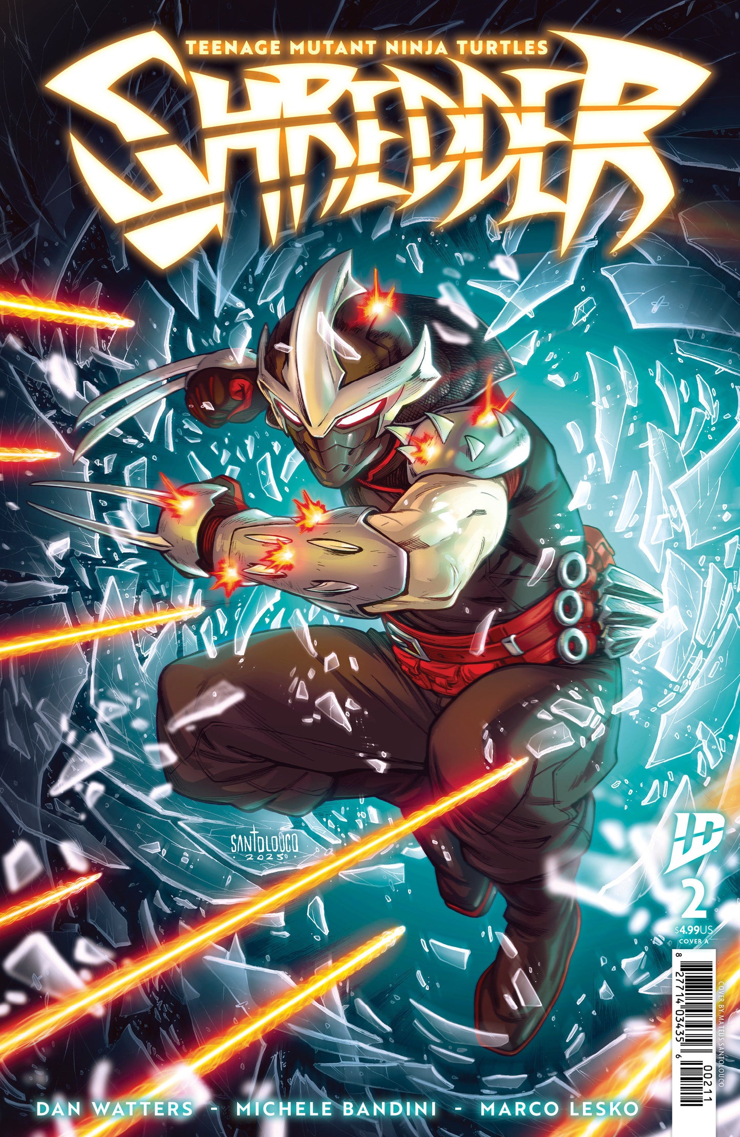 Teenage Mutant Ninja Turtles: Shredder #2 Cover A (Santolouco) - 10/15/25 - Release Date: 10/15/25