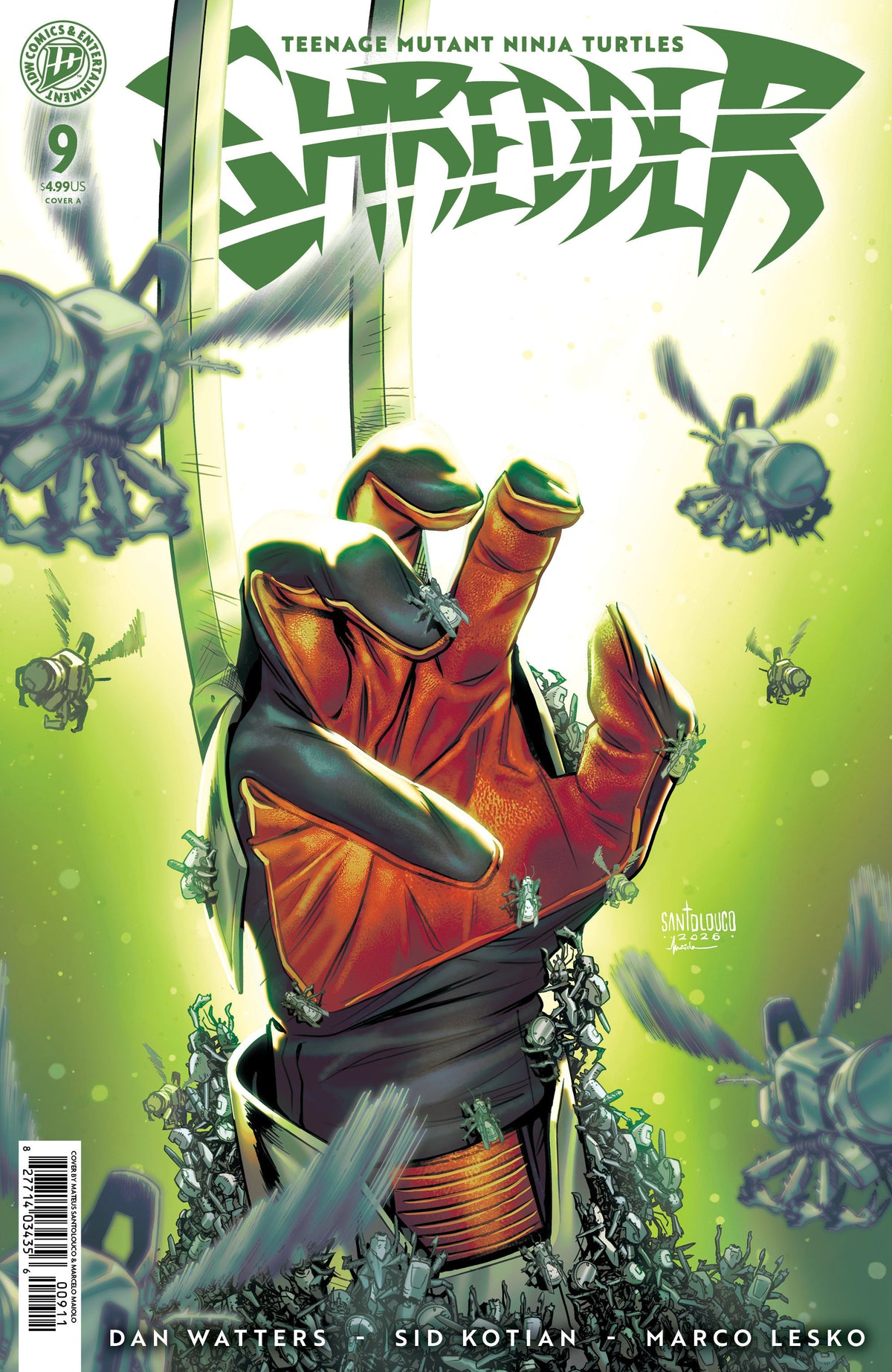 Teenage Mutant Ninja Turtles: Shredder #9 Cover A (Santolouco) ISBN: 82771403435600911 - FOC DATE: 5/17/26 - Release Date: 6/24/26
