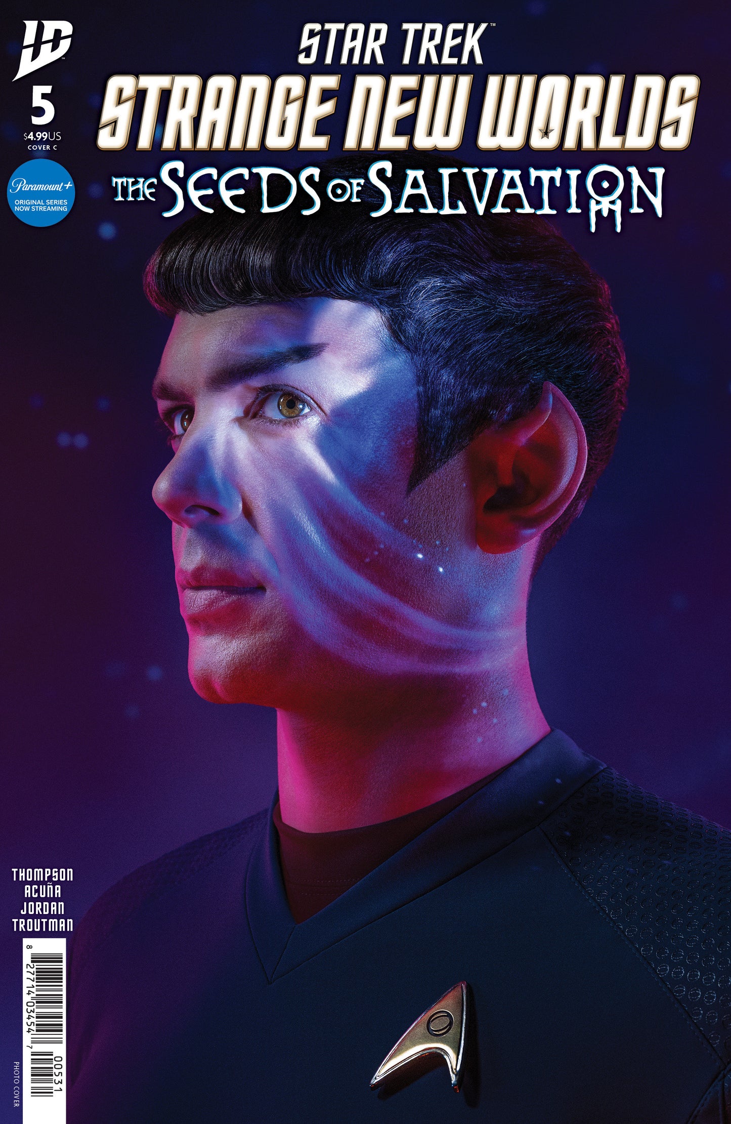 Star Trek: Strange New Worlds--The Seeds of Salvation #5 Variant C (Photo Variant) ISBN: 82771403454700531 - Release Date: 1/14/26