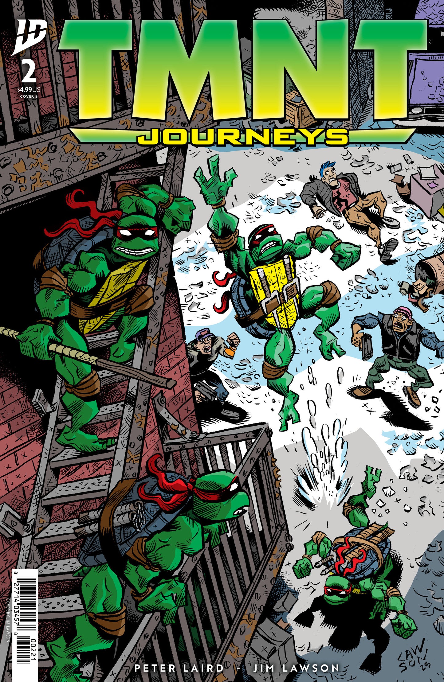 TMNT: Journeys #2 Variant B (Lawson) - 10/8/25 - ISBN: 82771403457800221