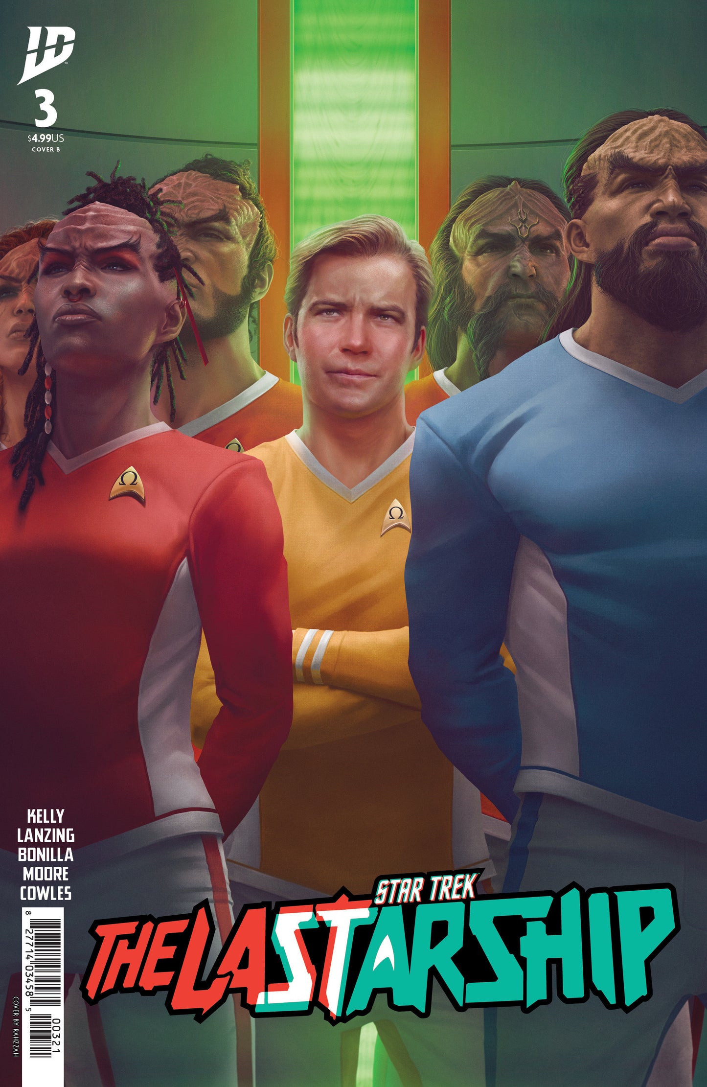 Star Trek: The Last Starship #3 Variant B (Rahzzah) ISBN: 82771403458500321 - Release Date: 12/17/25