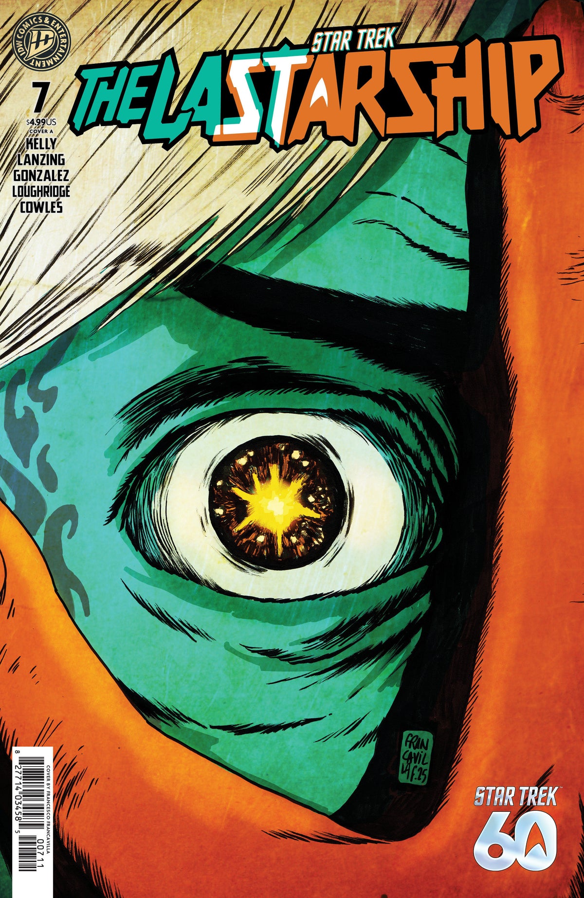 Star Trek: The Last Starship #7 Cover A (Francavilla) ISBN: 82771403458500711 - FOC DATE: 4/12/26 - Release Date: 5/20/26
