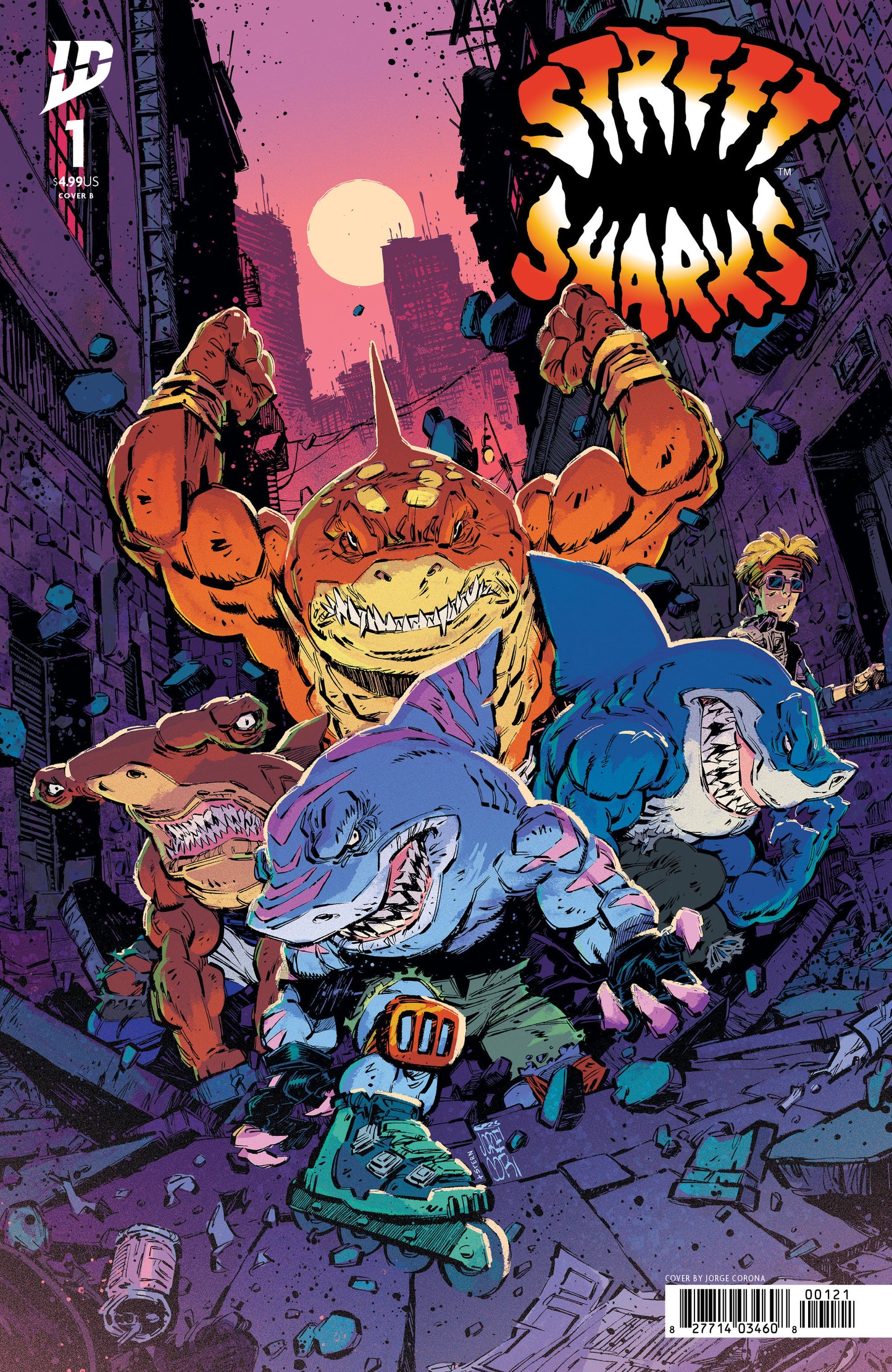 Street Sharks #1 Variant B (Corona) - 9/17/25 - Release Date: 9/17/25