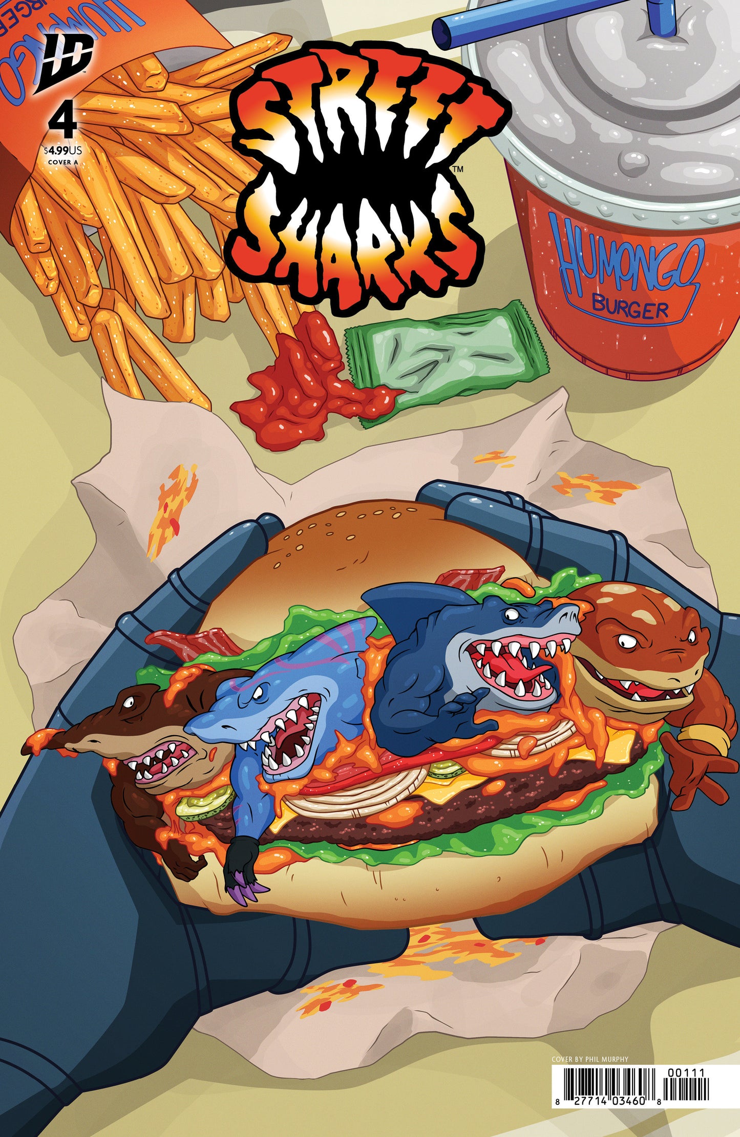 Street Sharks #4 Cover A (Murphy) ISBN: 82771403460800411 - Release Date: 1/7/26