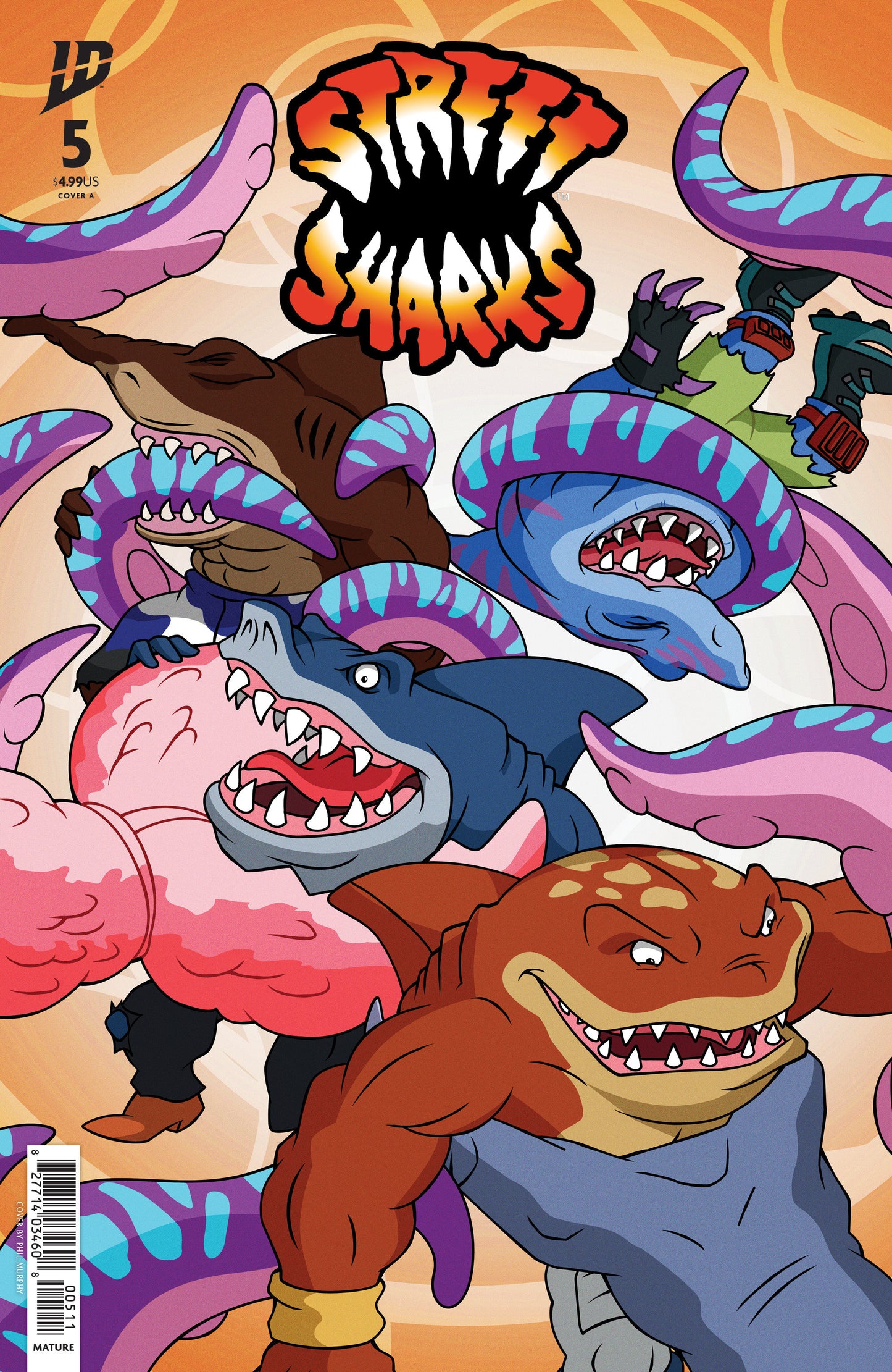 Street Sharks #5 Cover A (Murphy) ISBN: 82771403460800511 - Release Date: 2/18/26