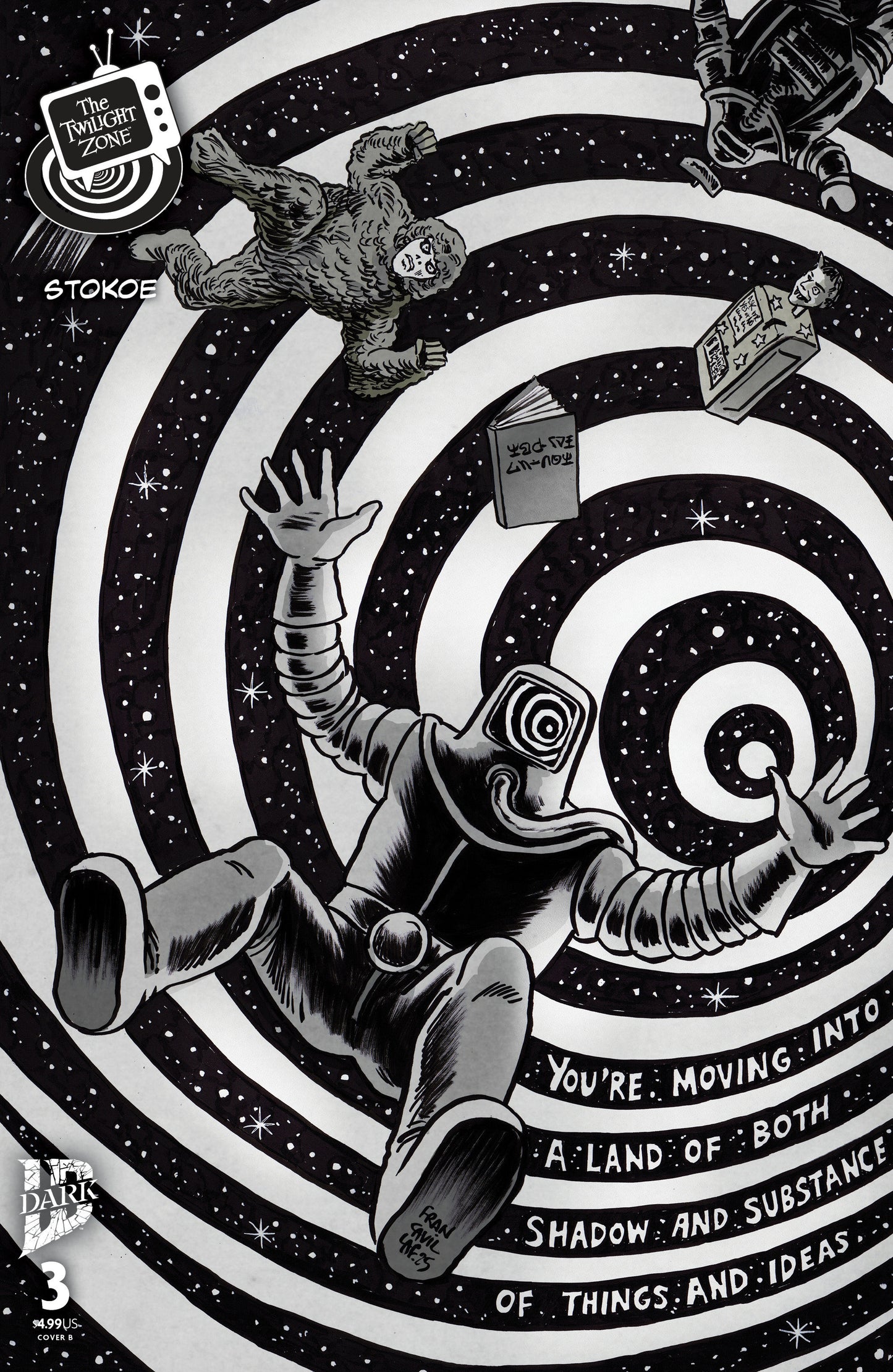 The Twilight Zone #3 Variant B (Francavilla Connecting Cover) ISBN: 82771403461500321 - Release Date: 1/7/26