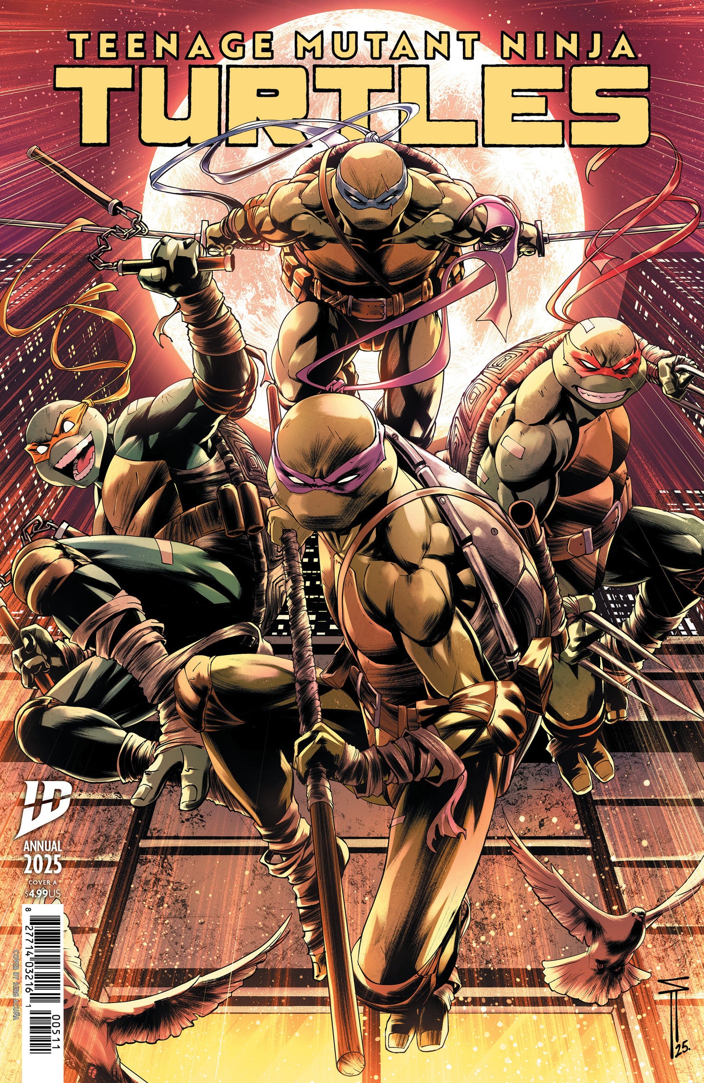 Teenage Mutant Ninja Turtles: Annual 2025 Variant B (Acuña) ISBN: 82771403462200121 - Release Date: 10/29/25