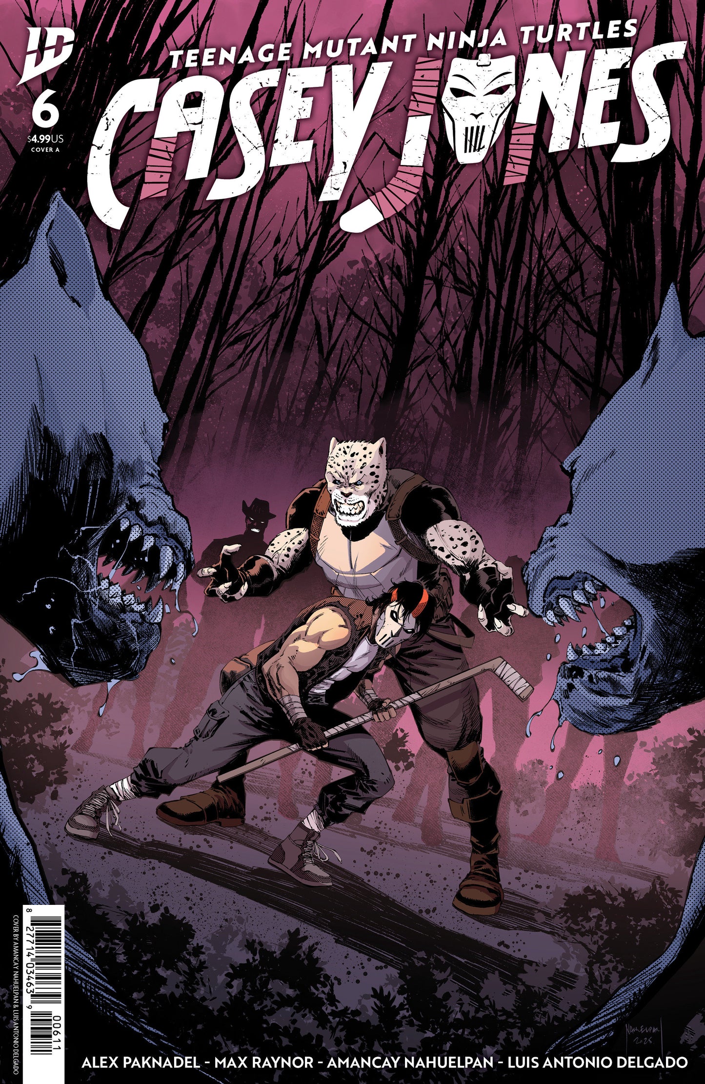 Teenage Mutant Ninja Turtles: Casey Jones #6 Cover A (Nahuelpan) ISBN: 82771403463900611 - FOC DATE: 2/23/26 - Release Date: 4/1/26