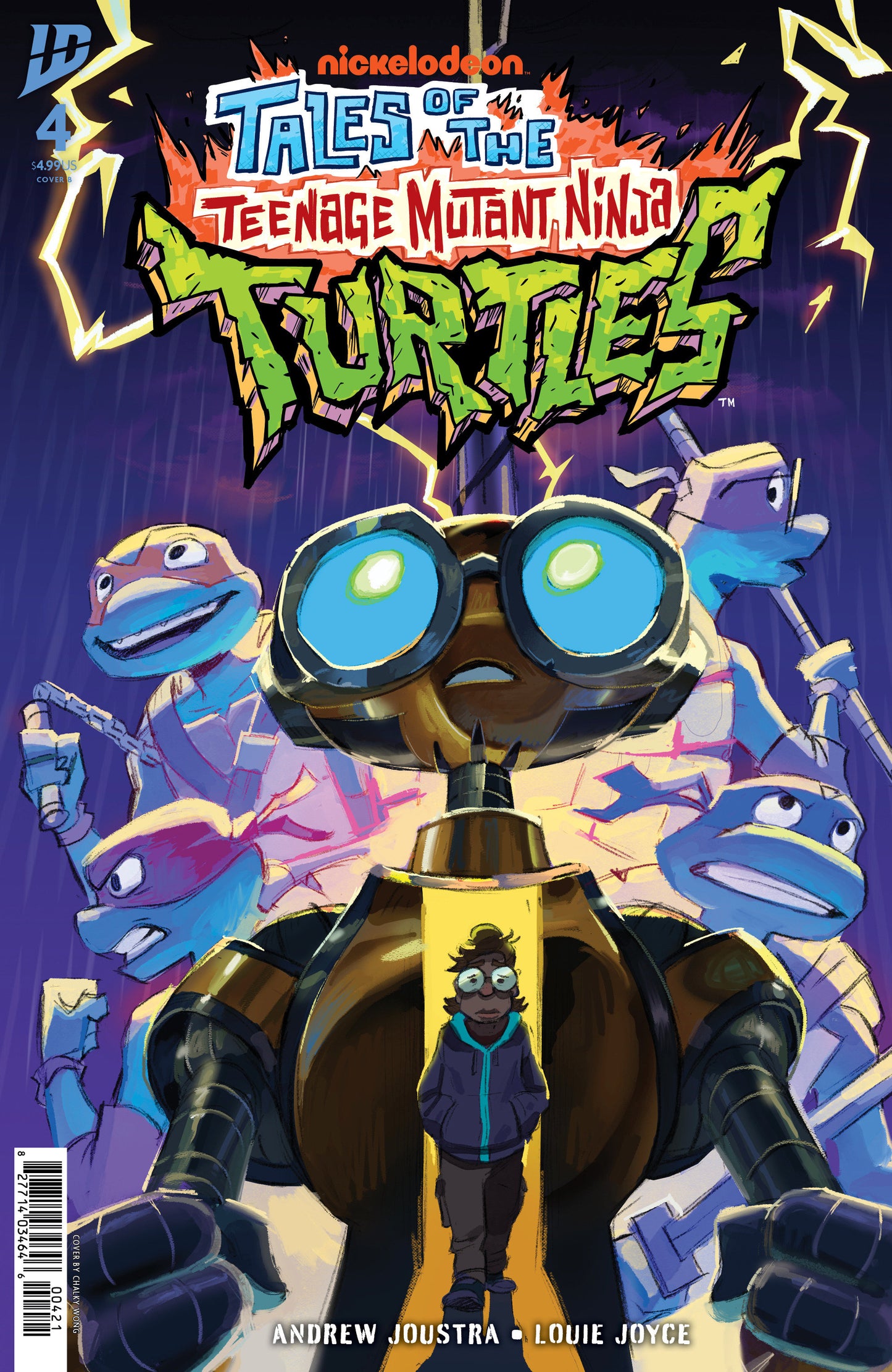 Tales of the Teenage Mutant Ninja Turtles #4 Variant B (Wong) ISBN: 82771403464600421 - FOC DATE: 02/09/2026 - Release Date: 03/18/2026