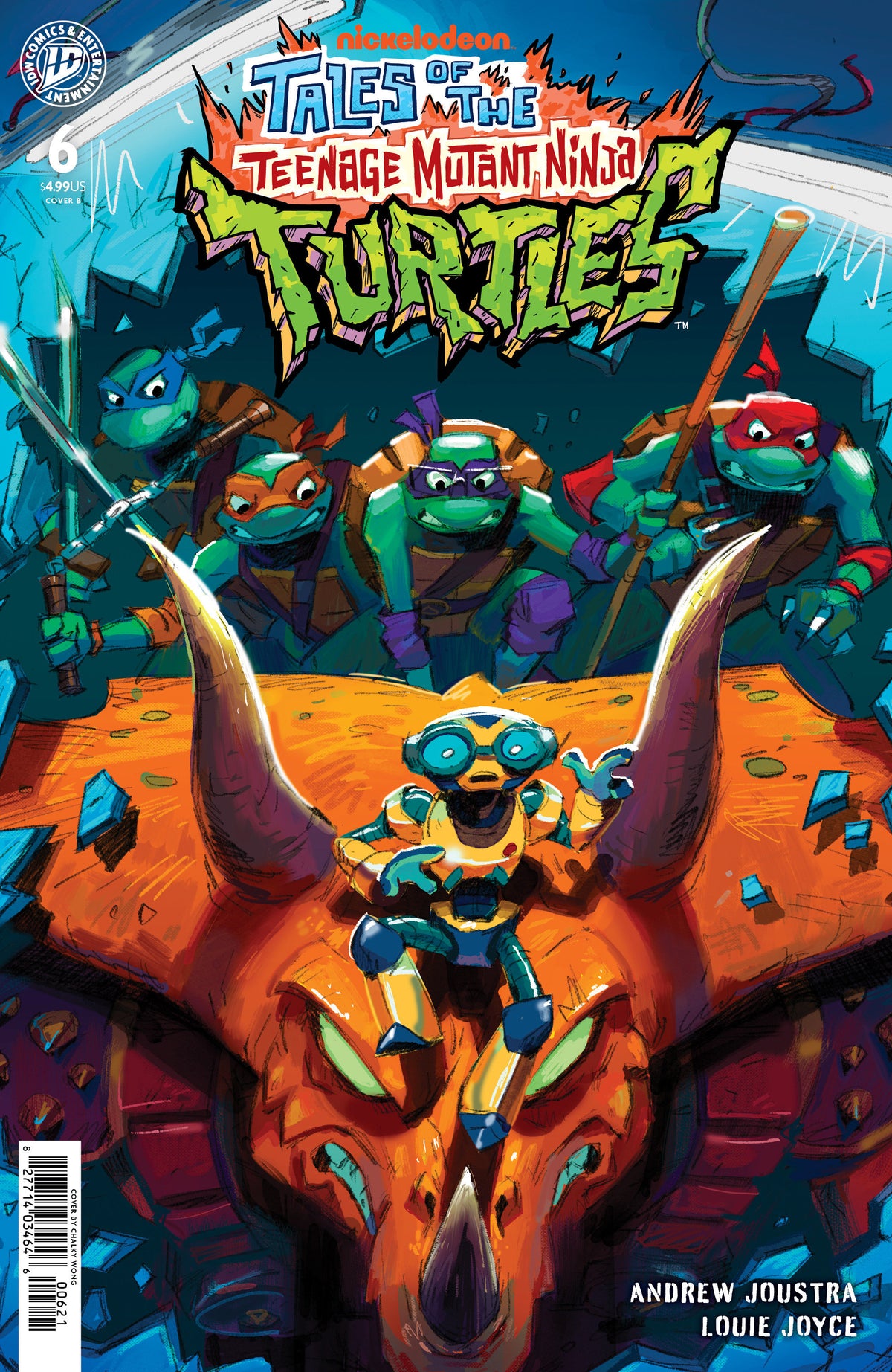 Tales of the Teenage Mutant Ninja Turtles #6 Variant B (Wong) ISBN: 82771403464600621 - FOC DATE: 4/12/26 - Release Date: 5/20/26