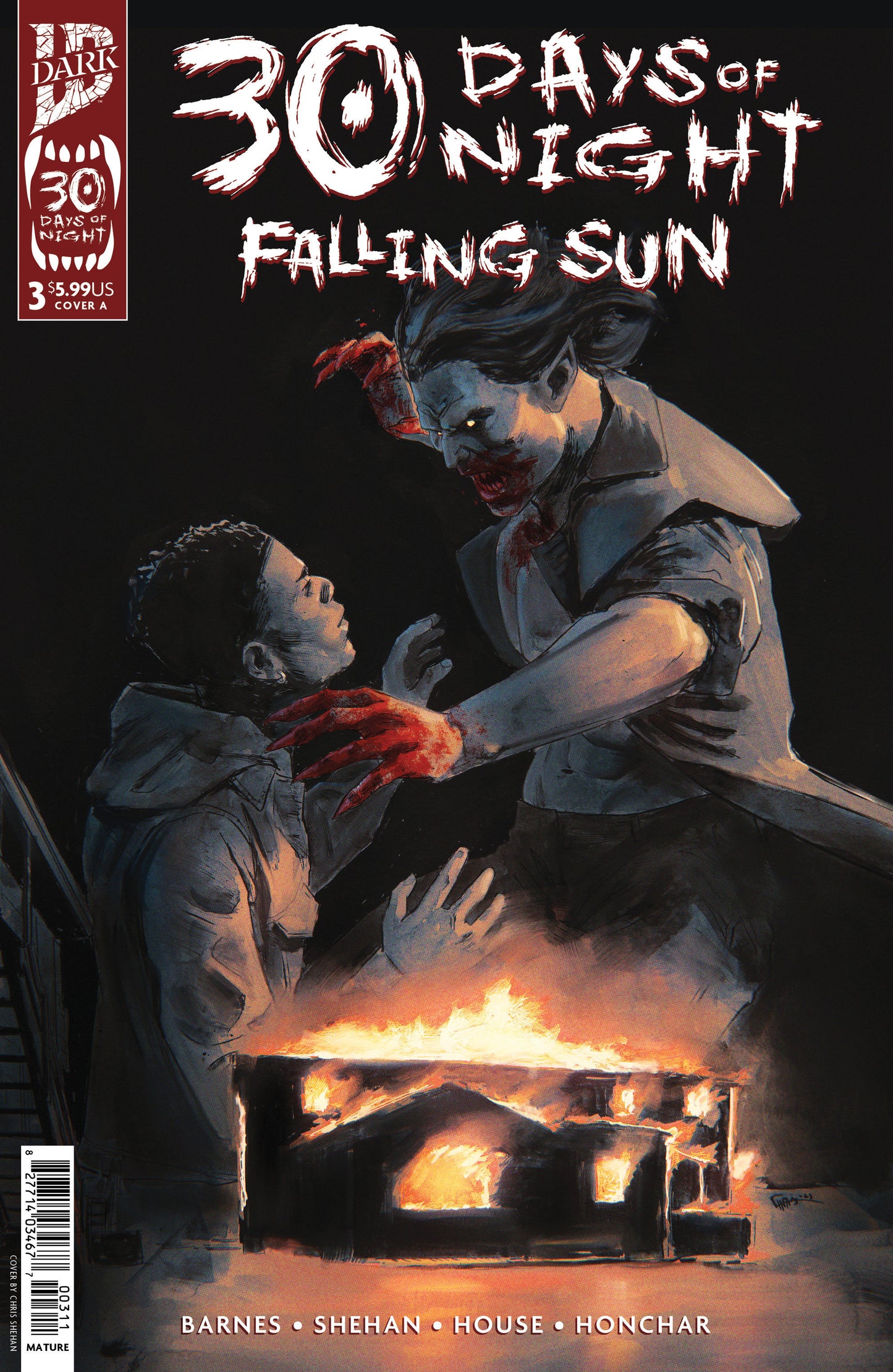 30 Days of Night: Falling Sun #3 Cover A (Shehan) ISBN: 82771403467700311 - Release Date: 2/25/26