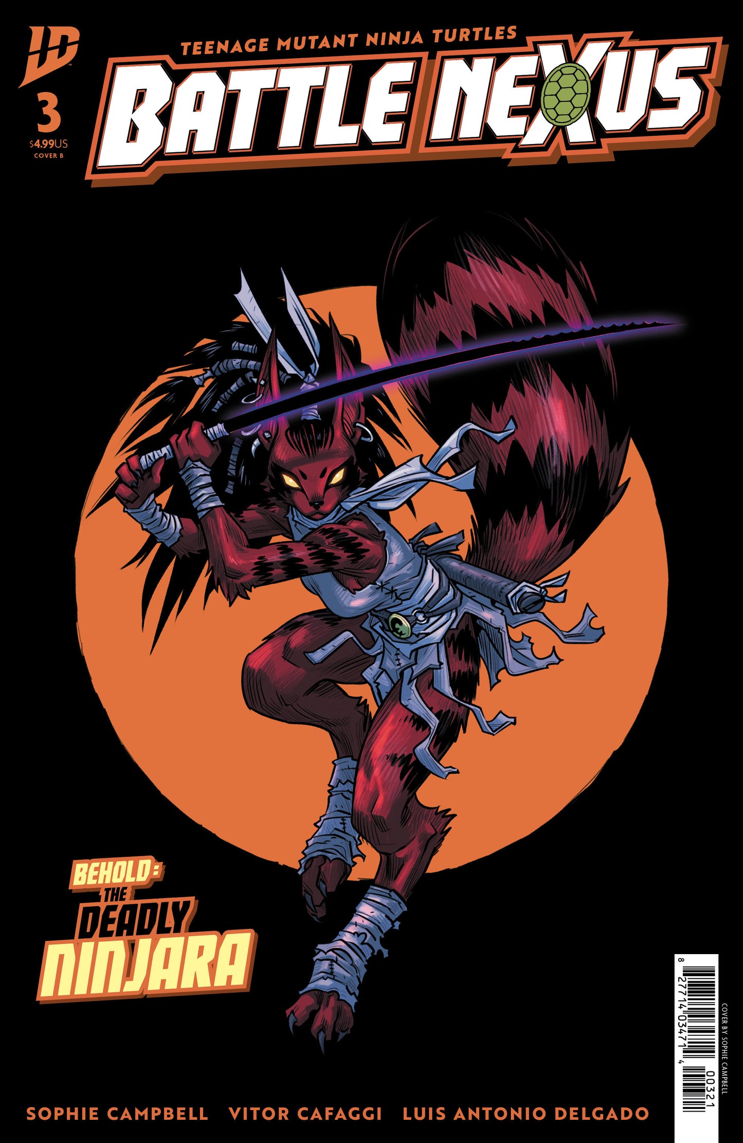 Teenage Mutant Ninja Turtles: Battle Nexus #3 Variant B (Campbell) ISBN: 82771403471400321 - Release Date: 1/21/26
