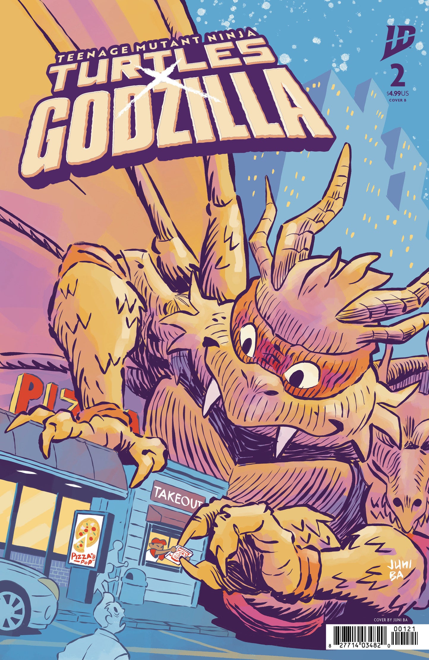 Teenage Mutant Ninja Turtles x Godzilla #2 Variant B (Ba) ISBN: 82771403482000221 - Release Date: 1/7/26