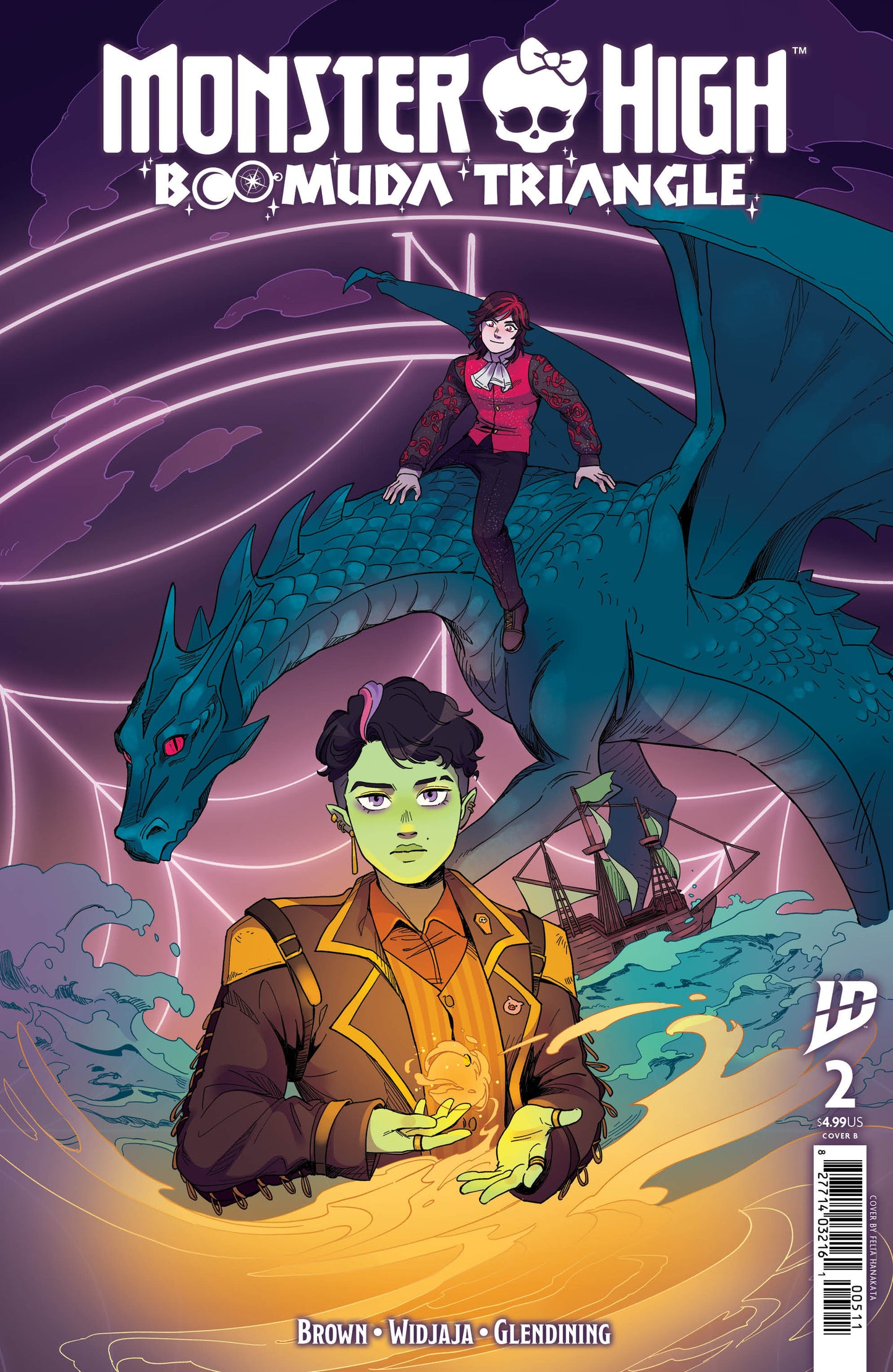 Monster High: Boomuda Triangle #2 Variant B (Hanakata Connecting Variant) ISBN: 82771403498100221 - FOC DATE: 02/09/2026 - Release Date: 03/18/2026
