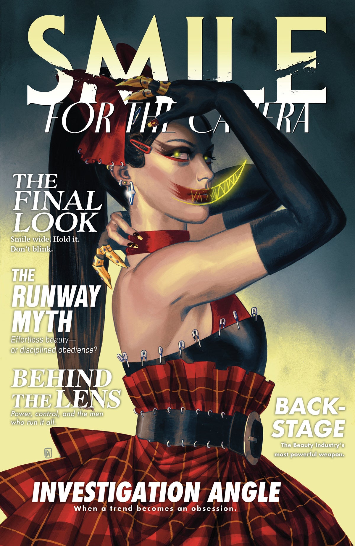 Smile: For the Camera #5 Variant C (Valerio Fashion Magazine Variant) ISBN: 82771403503200531 - FOC DATE: 6/7/26 - Release Date: 7/15/26