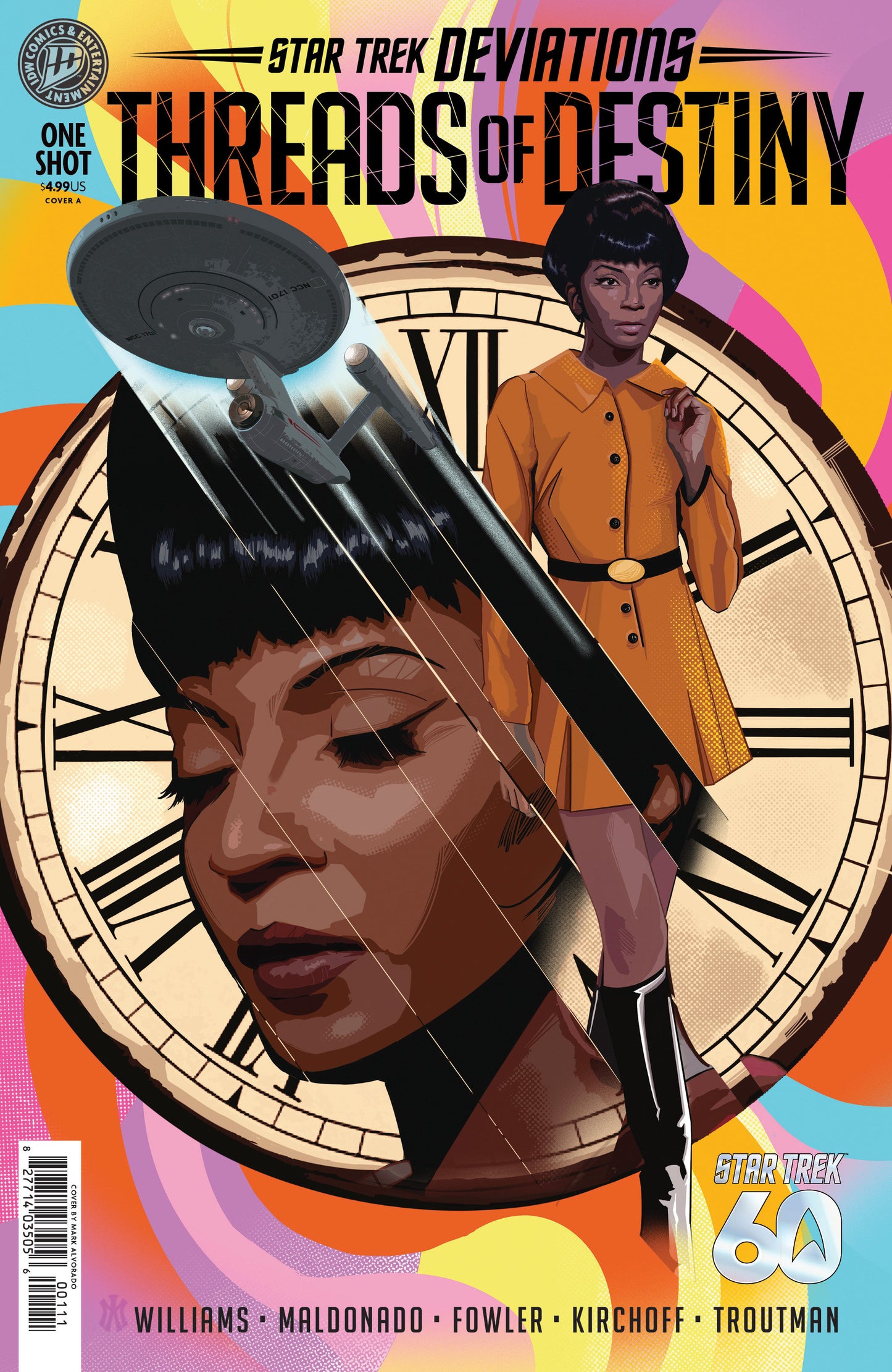 Star Trek: Deviations--Threads of Destiny Cover A (Alvarado) ISBN: 82771403505600111 - Release Date: 2/25/26