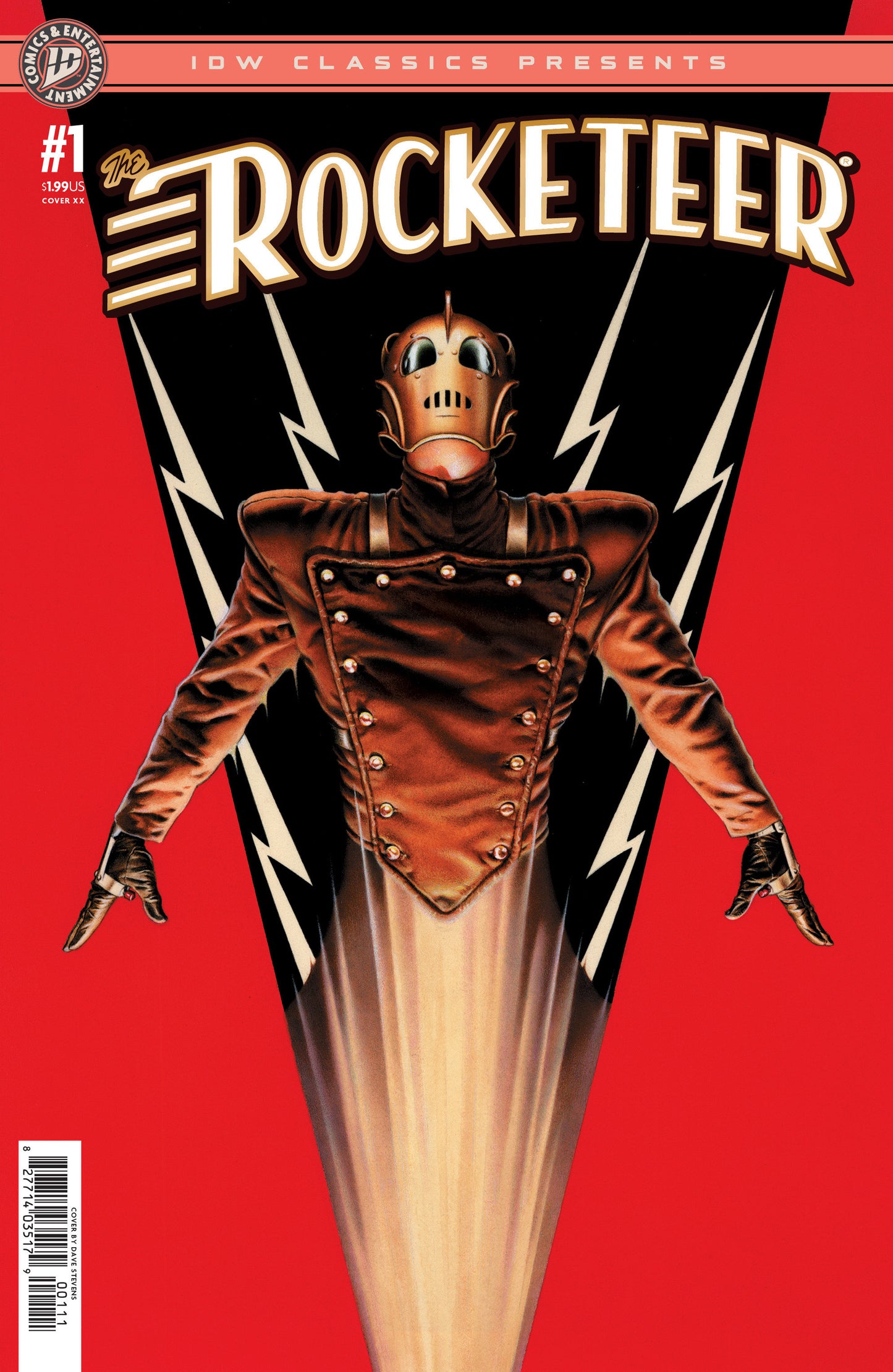 The Rocketeer #1: IDW Classics Cover A (Stevens) ISBN: 82771403517900111 - Release Date: 4/15/26