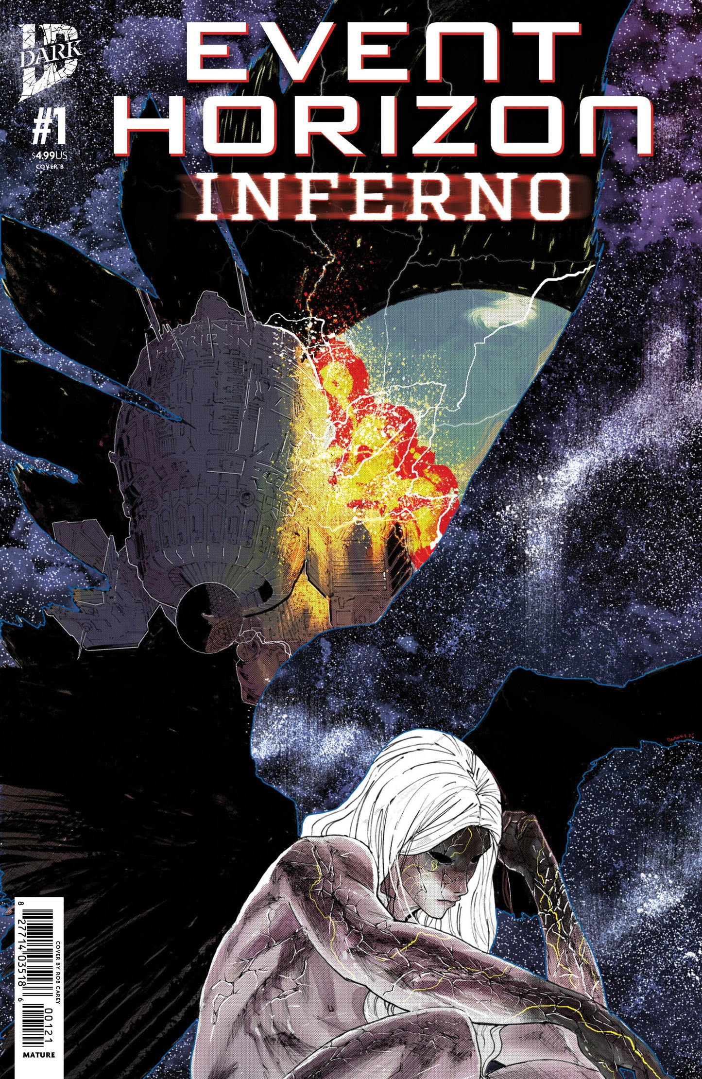 Event Horizon: Inferno #1 Variant B (Carey) ISBN: 82771403518600121 - FOC DATE: 3/15/26 - Release Date: 4/22/26