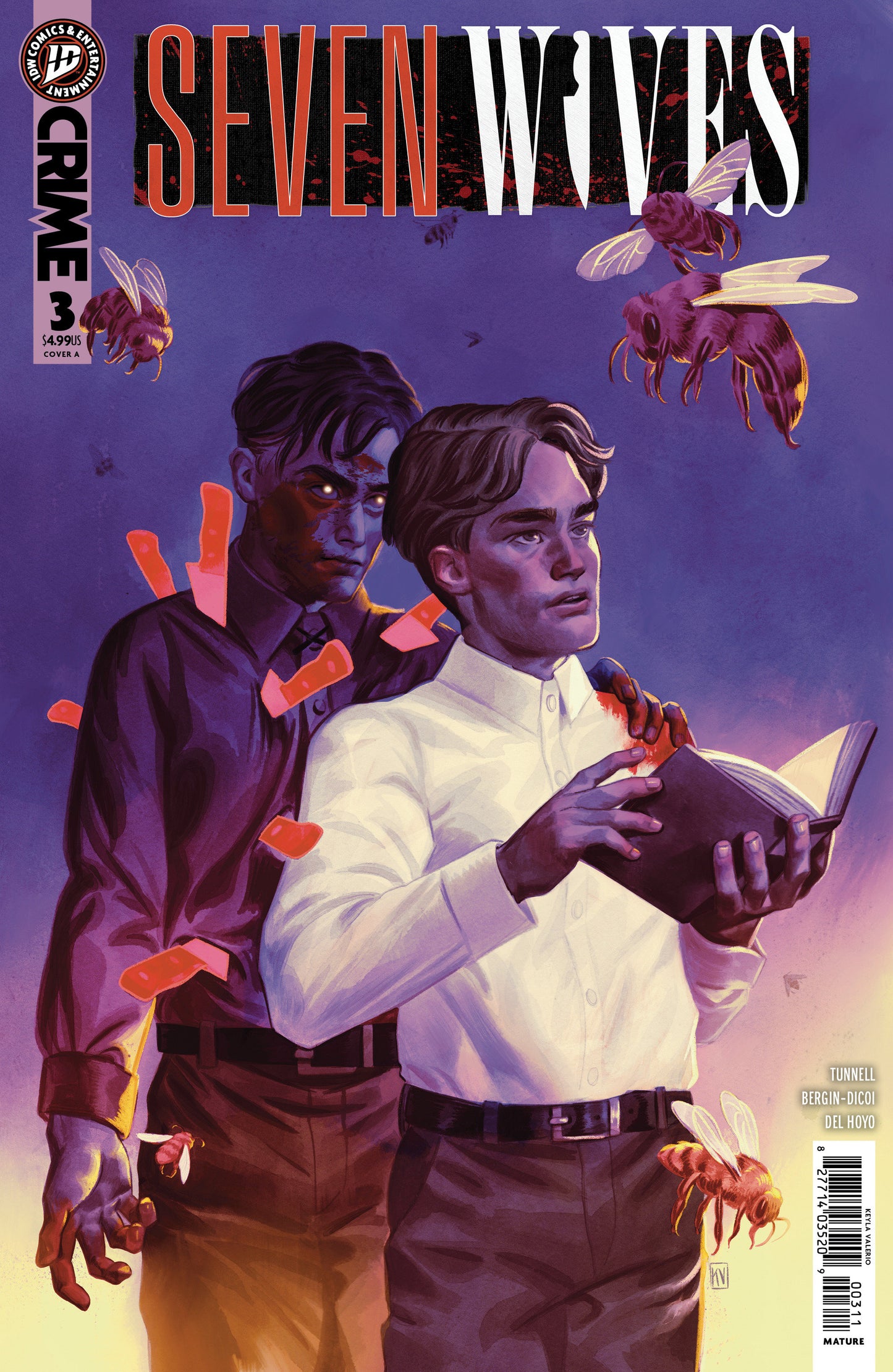 Seven Wives #3 Cover A (Valerio) ISBN: 82771403520900311 - FOC DATE: 7/5/26 - Release Date: 8/12/26