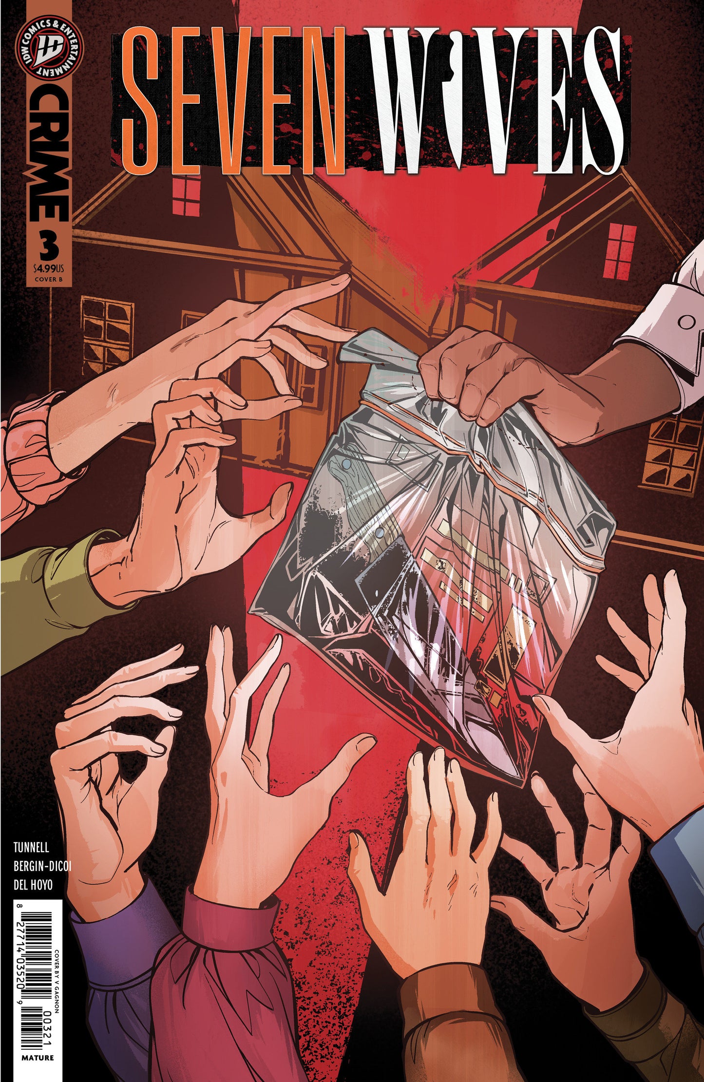 Seven Wives #3 Variant B (Gagnon) ISBN: 82771403520900321 - FOC DATE: 7/5/26 - Release Date: 8/12/26