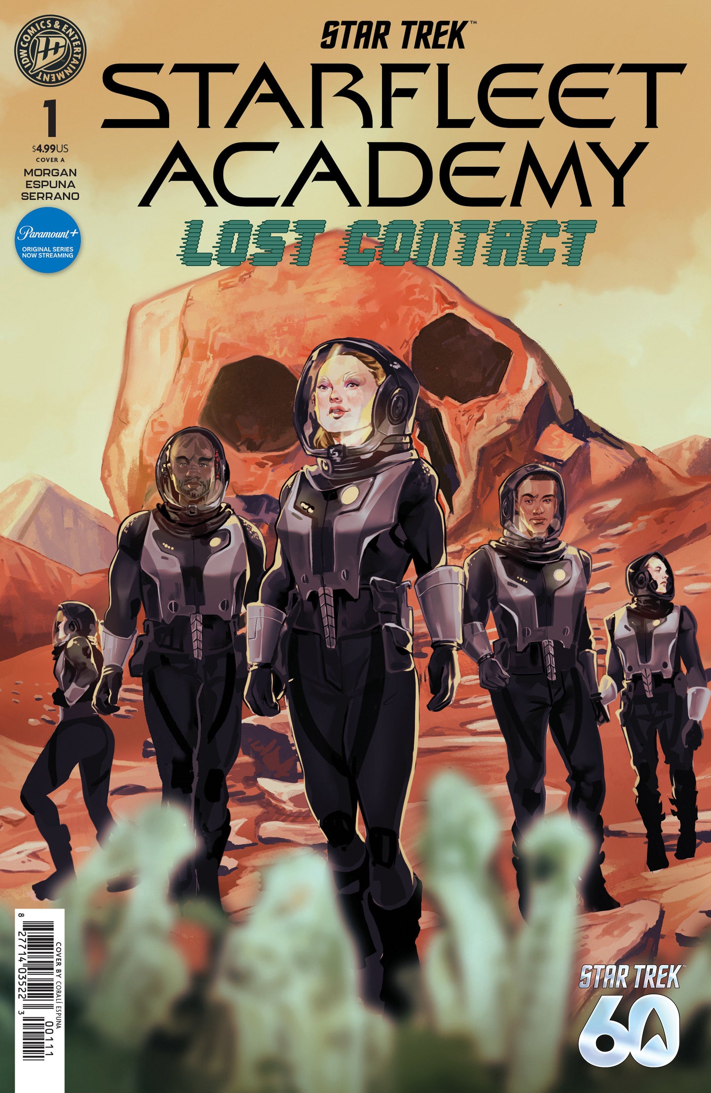 Star Trek: Starfleet Academy--Lost Contact #1 Cover A (Espuna) ISBN: 82771403522300111 - FOC DATE: 3/8/26 - Release Date: 4/15/26