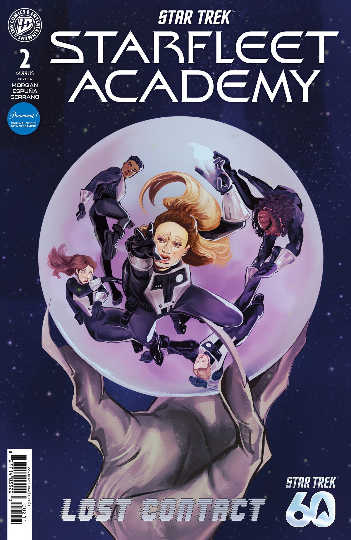 Star Trek: Starfleet Academy--Lost Contact #2 Cover A (Espuna) ISBN: 82771403522300211 - FOC DATE: 4/19/26 - Release Date: 5/27/26