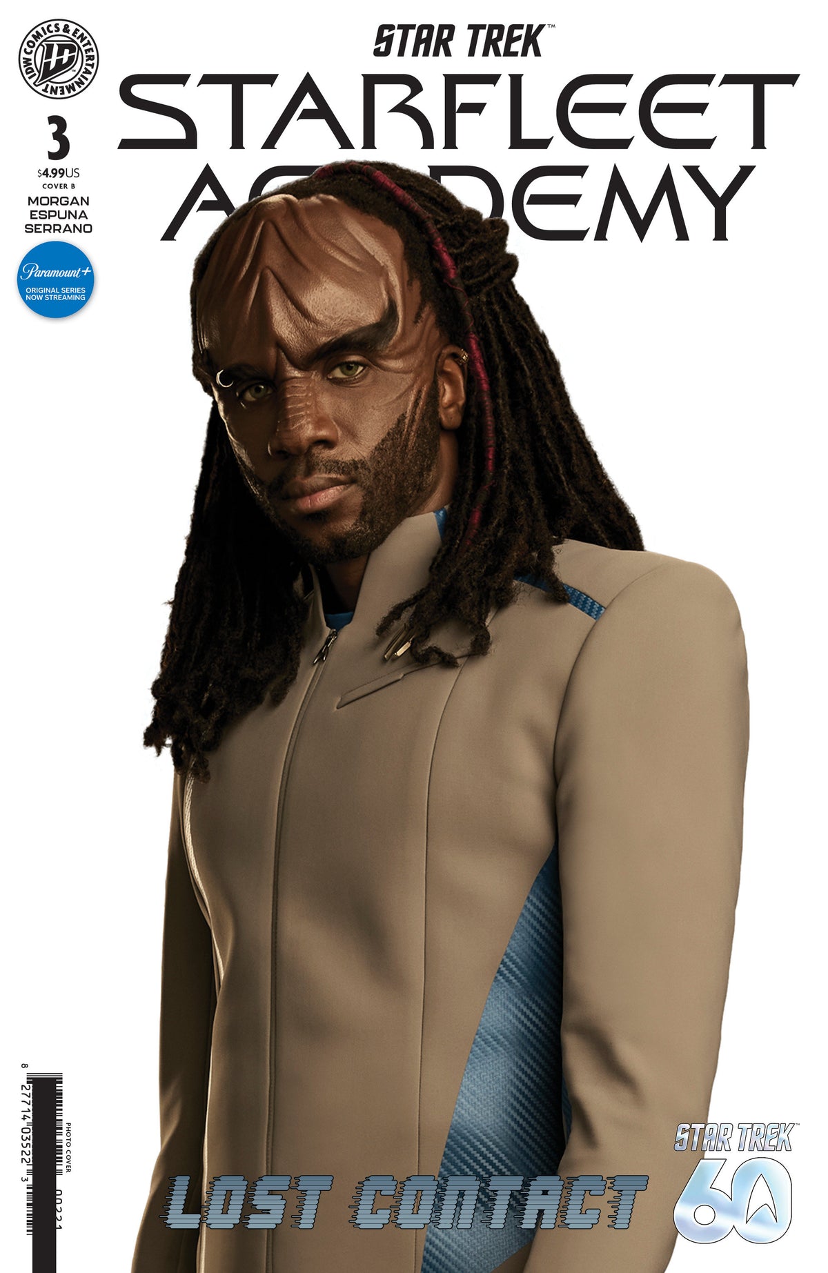 Star Trek: Starfleet Academy--Lost Contact #3 Variant B (Photo Variant) ISBN: 82771403522300321 - FOC DATE: 5/17/26 - Release Date: 6/24/26