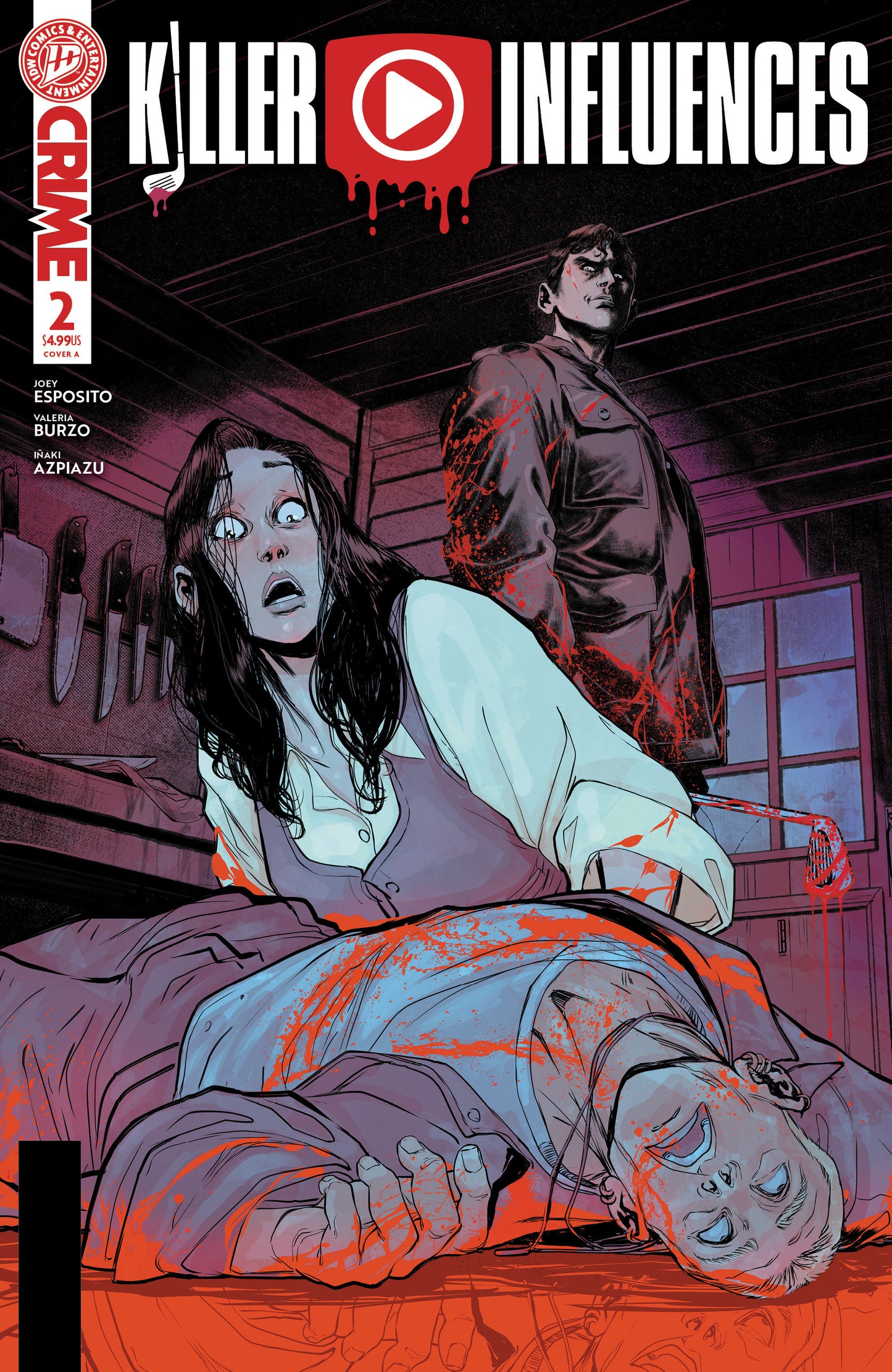 Killer Influences #2 Cover A (Baldeon) ISBN: 82771403536000211 - FOC DATE: 7/12/26 - Release Date: 8/19/26