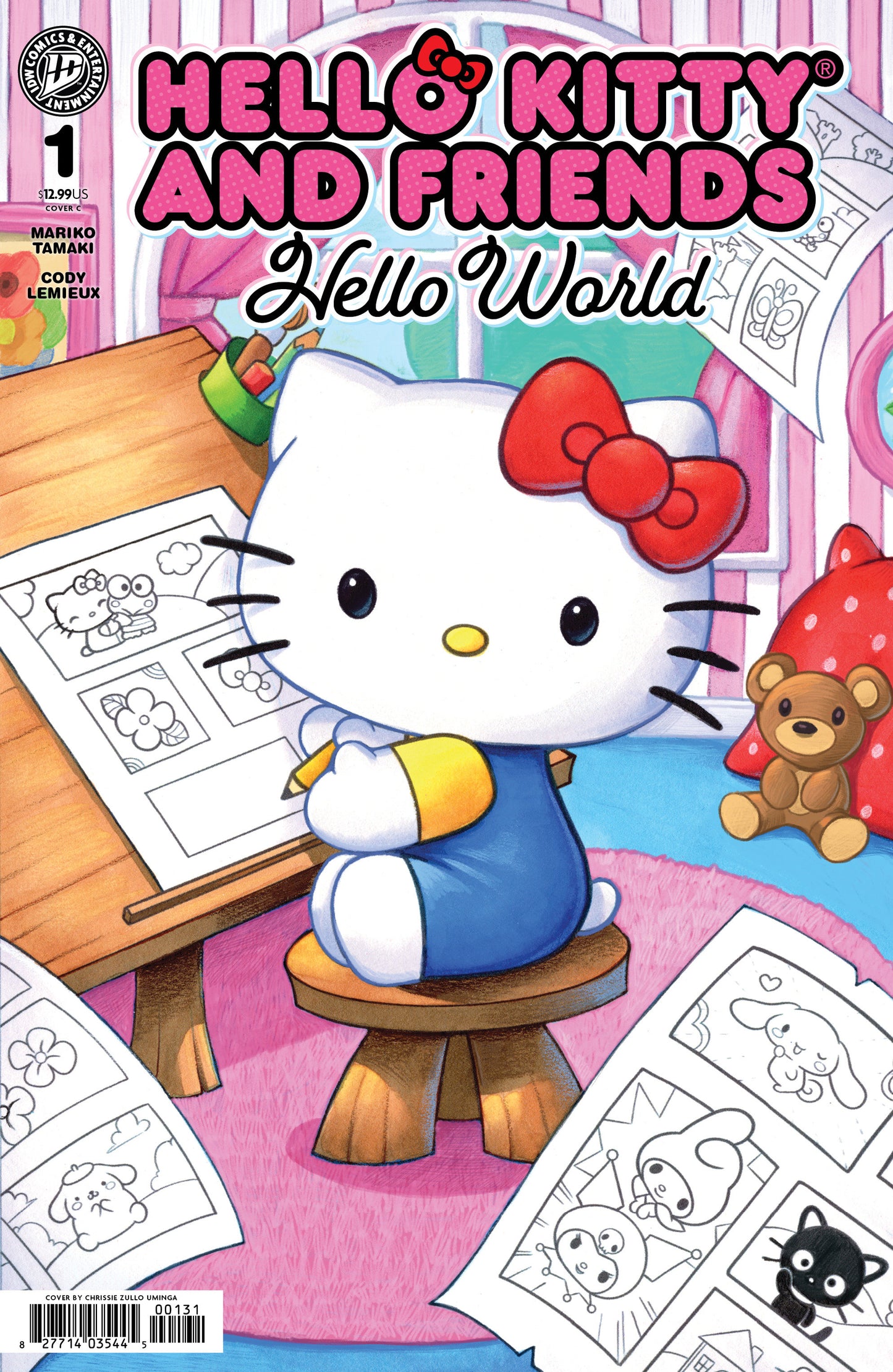 Hello Kitty and Friends: Hello World! #1 Variant C Foil (Zullo Uminga) ISBN: 82771403544500131 - FOC DATE: 6/28/26 - Release Date: 8/12/26