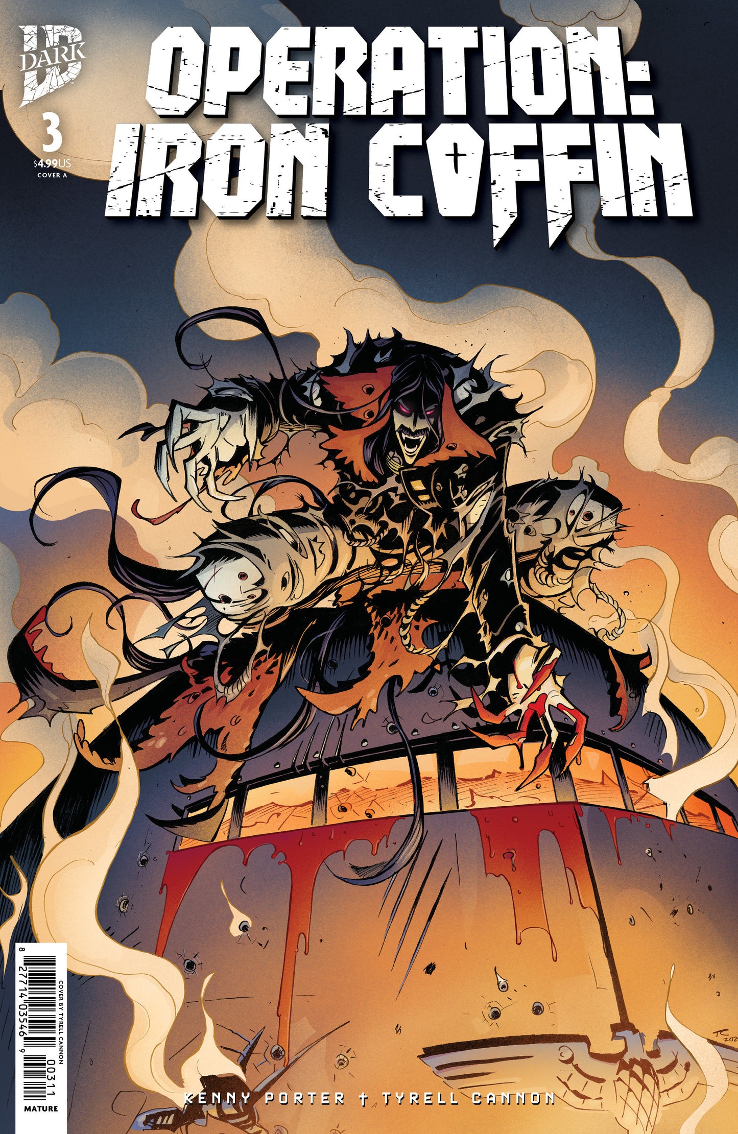 Operation: Iron Coffin #3 Cover A (Cannon) ISBN: 82771403546900311 - FOC DATE: 8/23/26 - Release Date: 9/30/26