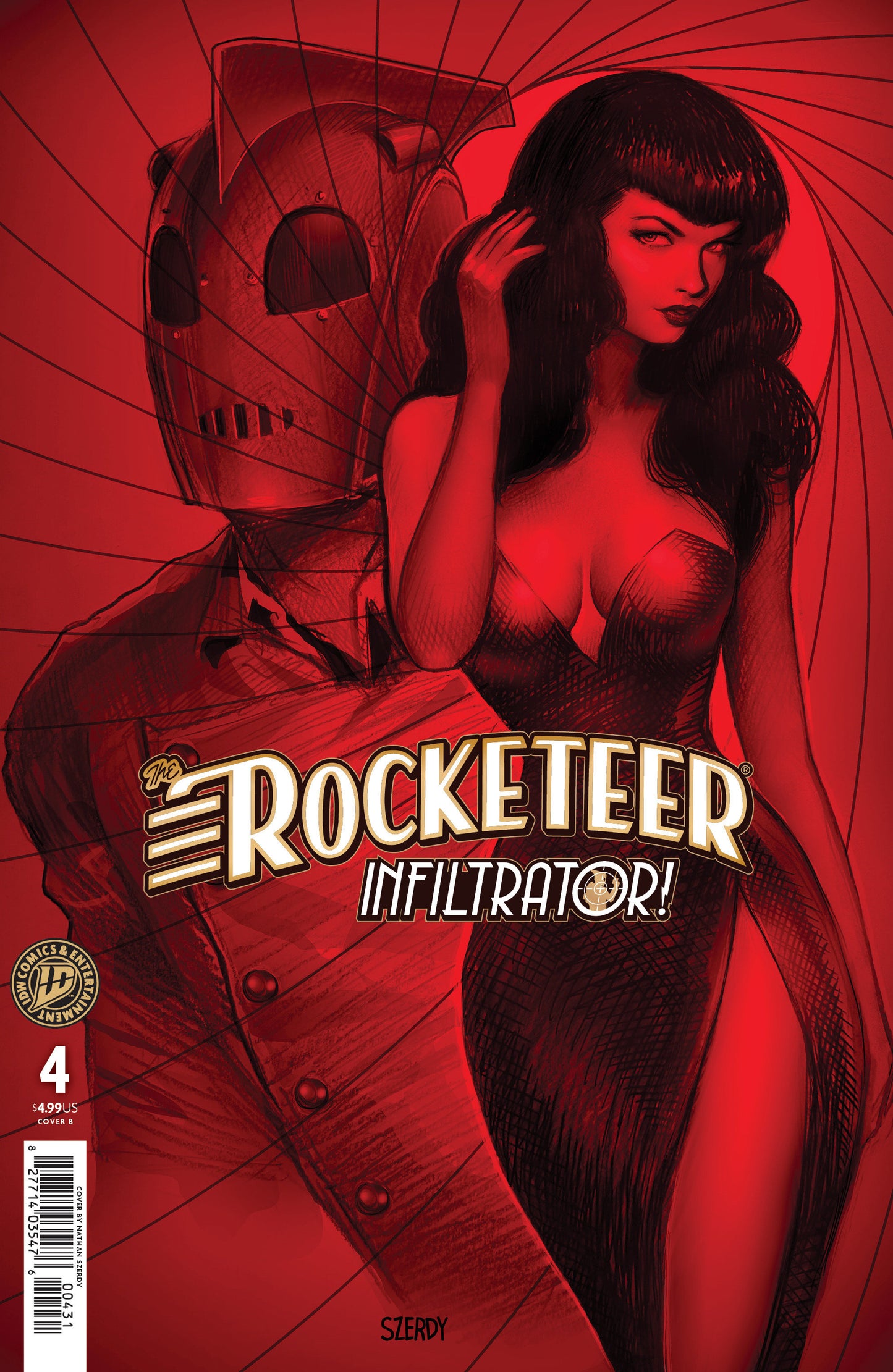 The Rocketeer: Infiltrator! #4 Variant B (Szerdy) ISBN: 82771403547600421 - FOC DATE: 9/20/26 - Release Date: 10/28/26