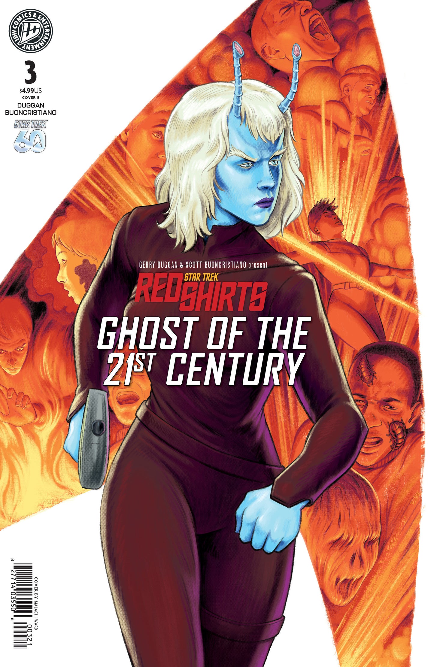 Star Trek: Red Shirts--Ghost of the 21st Century #3 Variant B (Ward) ISBN: 82771403550600321 - FOC DATE: 9/6/26 - Release Date: 10/14/26