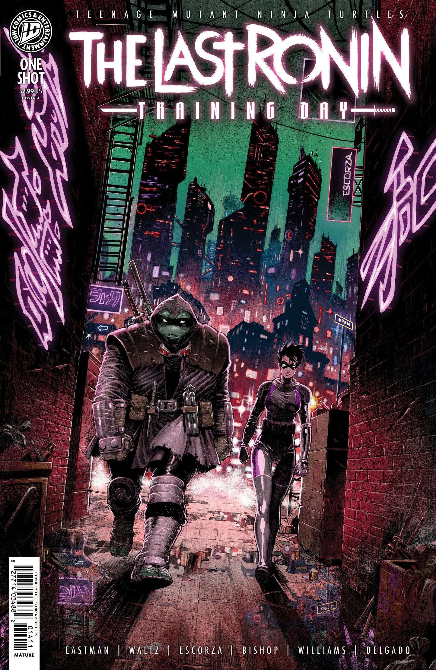 Teenage Mutant Ninja Turtles: The Last Ronin--Training Day Cover A (Escorza Brothers) ISBN: 82771403551300111 - FOC DATE: 6/7/26 - Release Date: 7/15/26