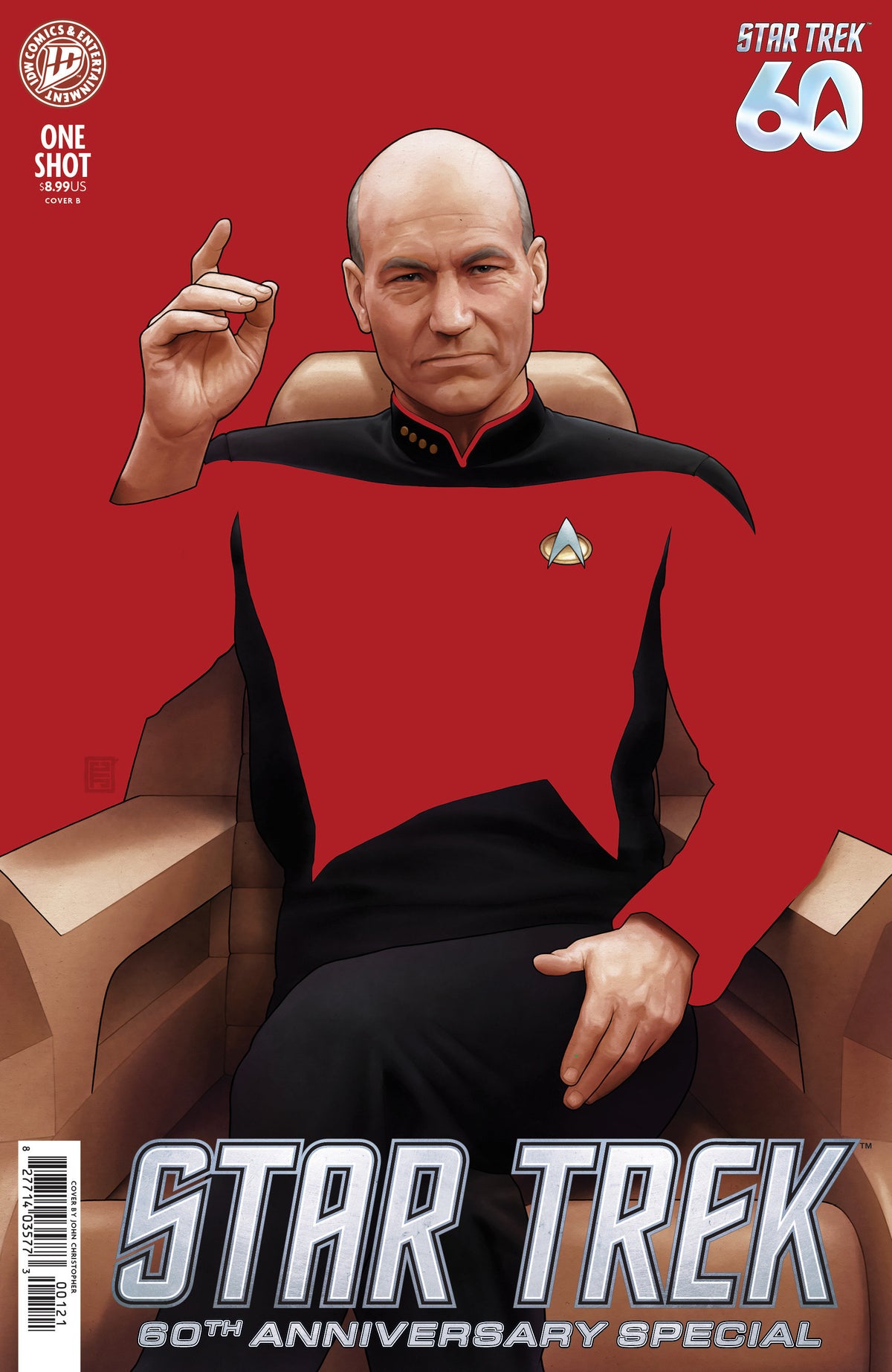 Star Trek: 60th Anniversary Special Variant B (Christopher) ISBN: 82771403577300121 - FOC DATE: 7/26/26 - Release Date: 9/2/26