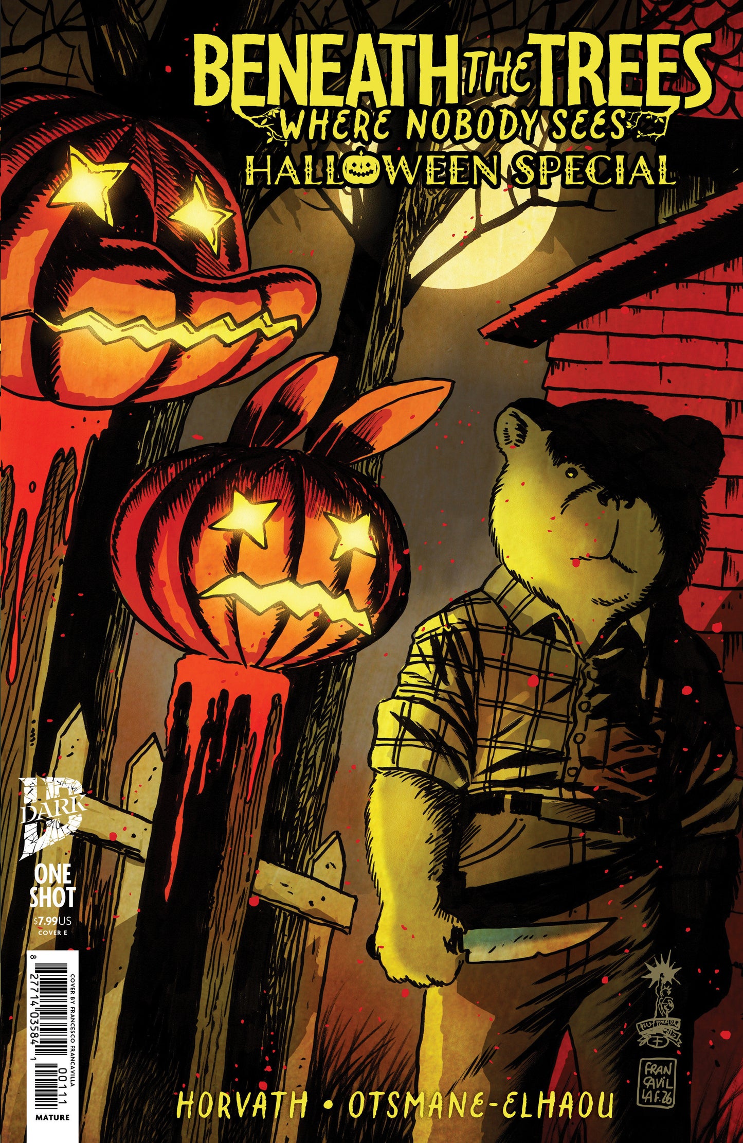 Beneath the Trees Where Nobody Sees Halloween Special Variant E (Francavilla IDW Goes Dark Variant) ISBN: 82771403584100151 - FOC DATE: 8/30/26 - Release Date: 10/7/26
