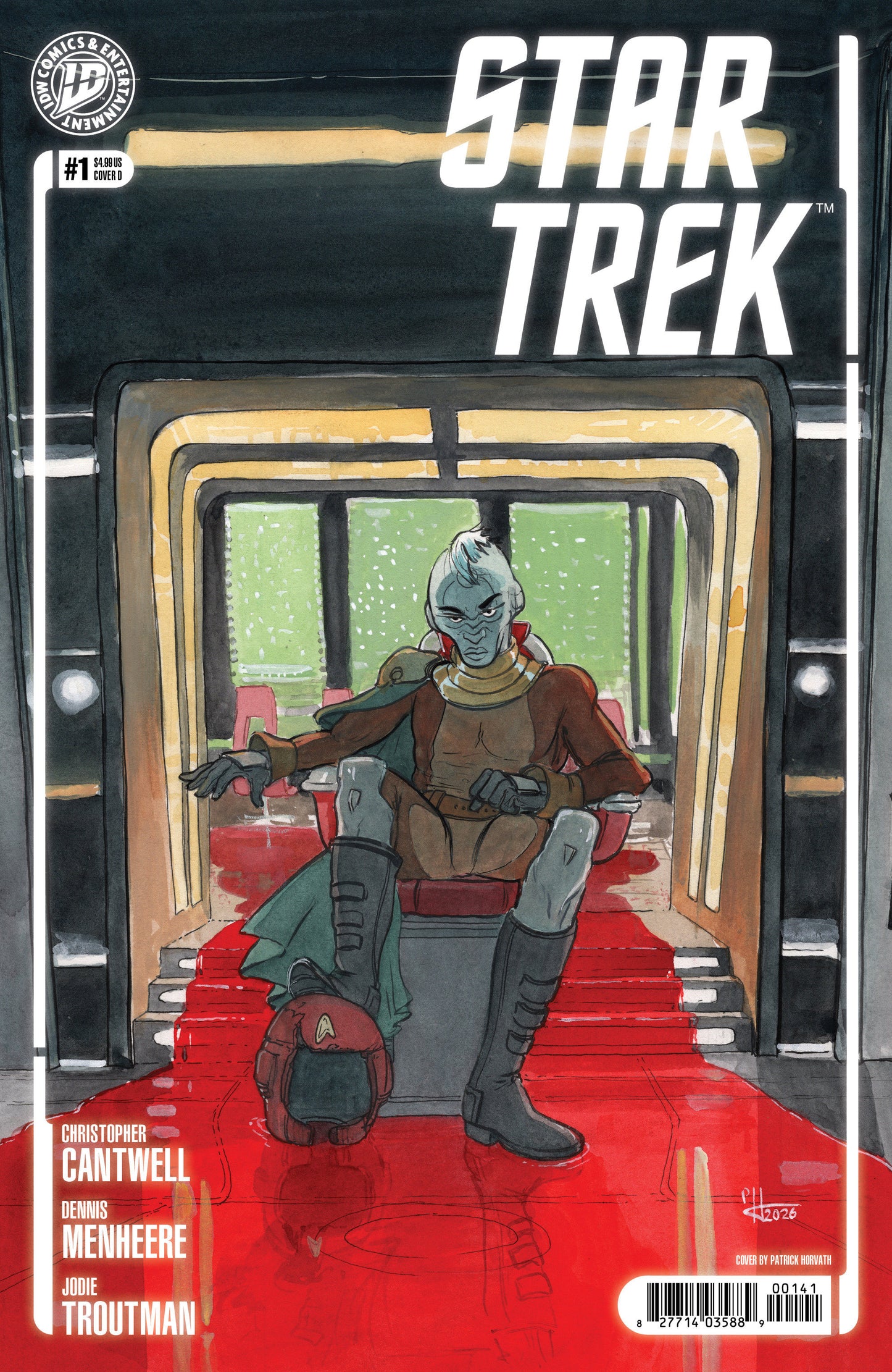 Star Trek (2026) #1 Variant D (Horvath) ISBN: 82771403588900141 - FOC DATE: 8/16/26 - Release Date: 9/23/26