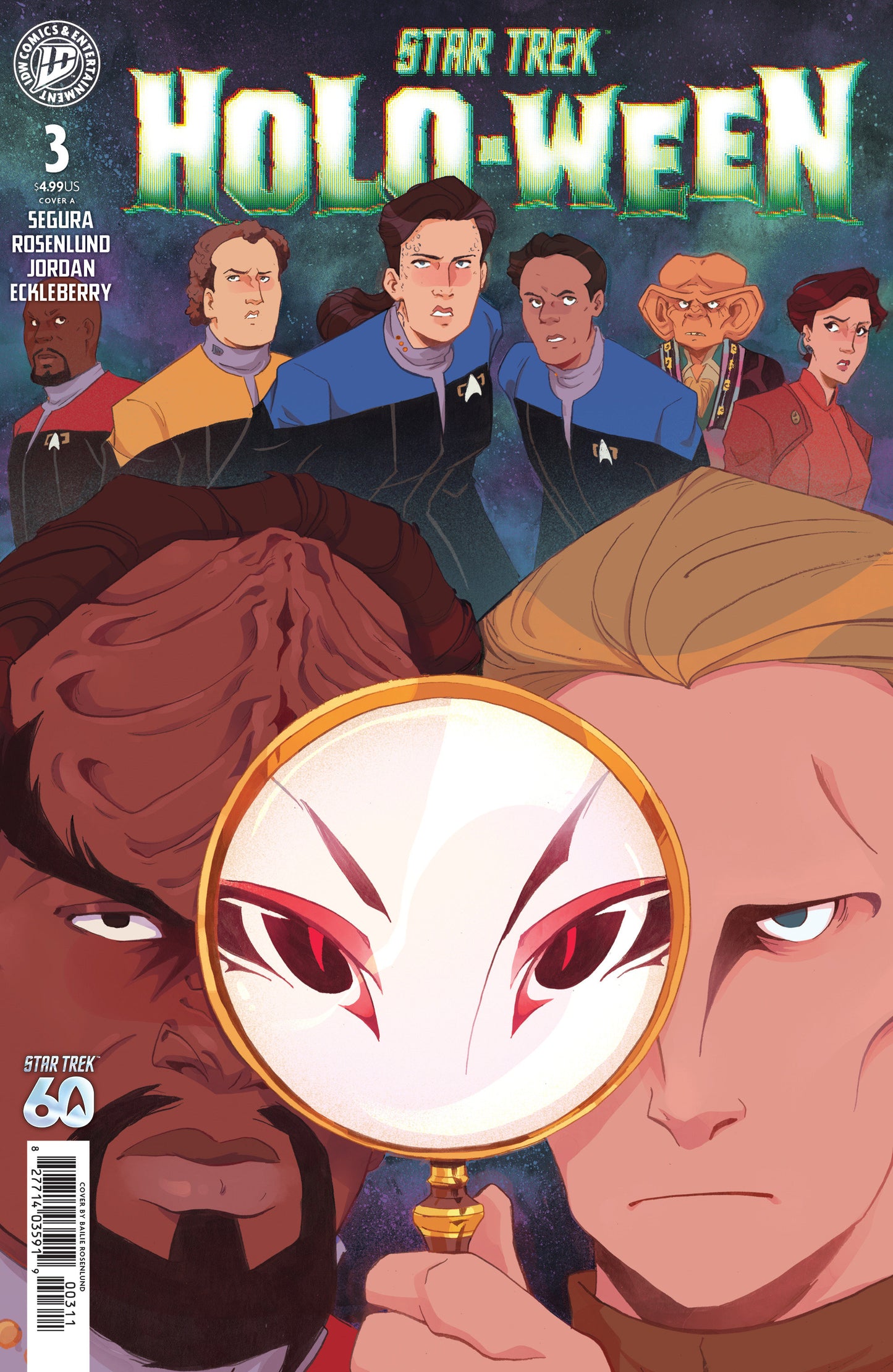 Star Trek: Holo-ween II #3 Cover A (Rosenlund) ISBN: 82771403591900311 - FOC DATE: 8/30/26 - Release Date: 10/21/26