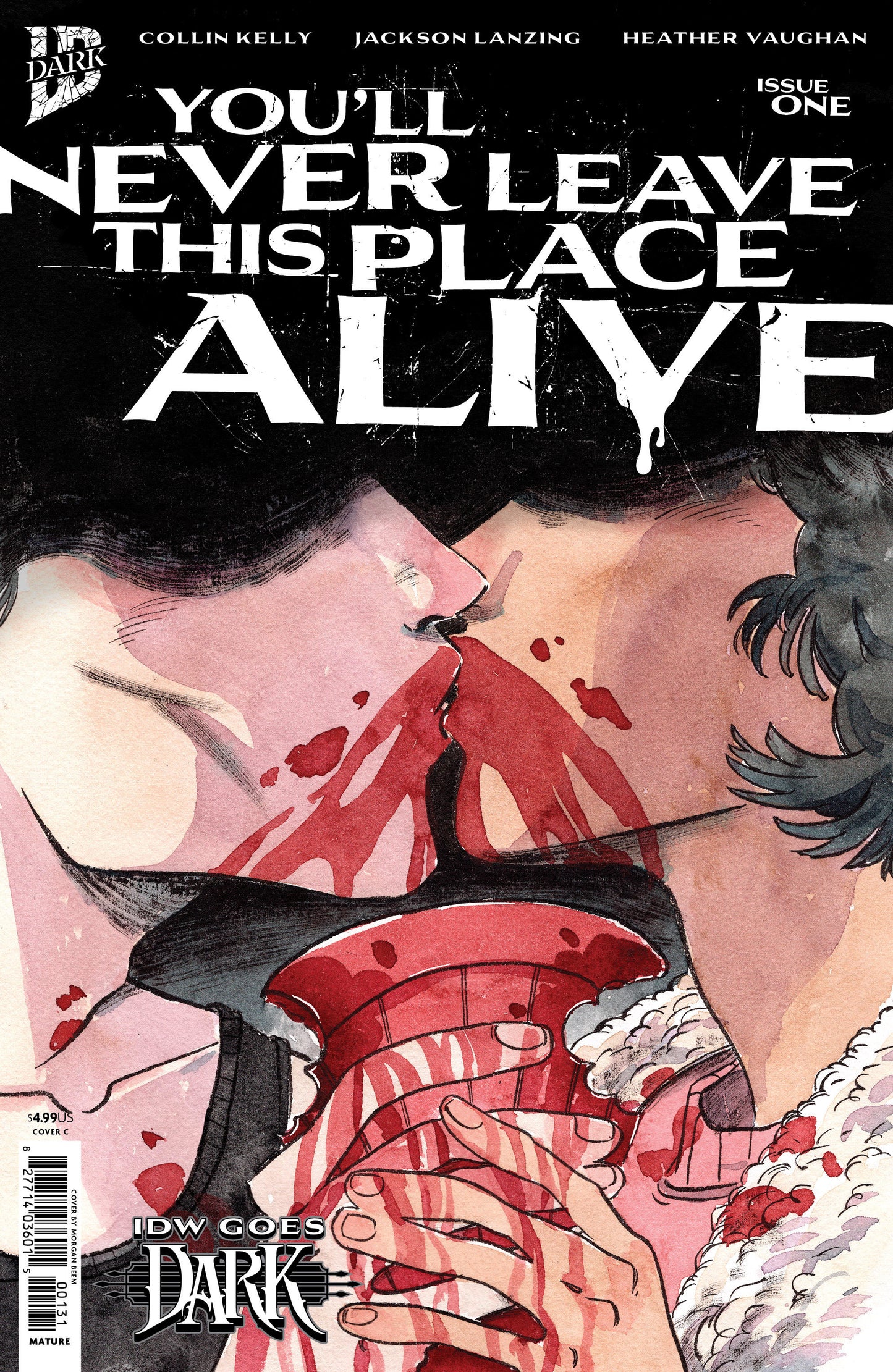You'll Never Leave This Place Alive #1 Variant C (Beem IDW Goes Dark Variant) ISBN: 82771403601500131 - FOC DATE: 9/6/26 - Release Date: 10/14/26