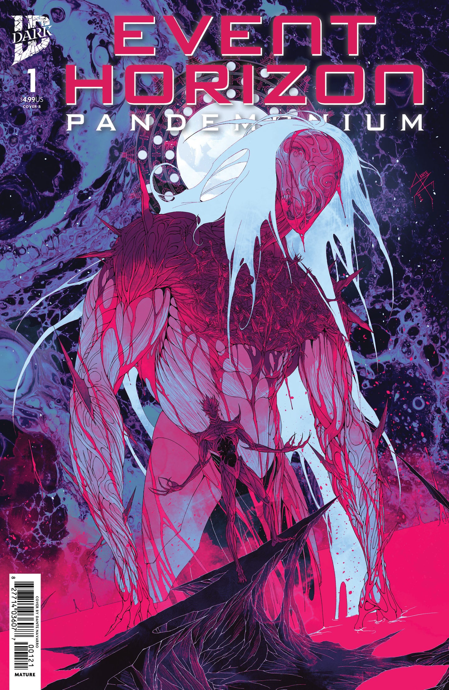 Event Horizon: Pandemonium #1 Variant B (Navarro) ISBN: 82771403607700121 - FOC DATE: 10/18/26 - Release Date: 12/2/26
