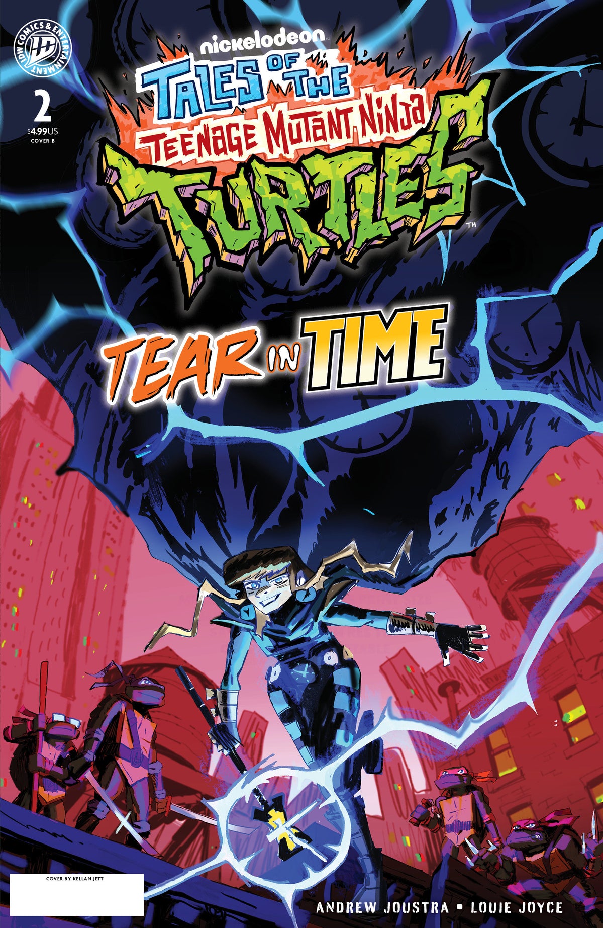 Tales of the Teenage Mutant Ninja Turtles: Tear in Time #2 Variant B (Jett) ISBN: 82771403622000221 - FOC DATE: 11/29/26 - Release Date: 1/20/27