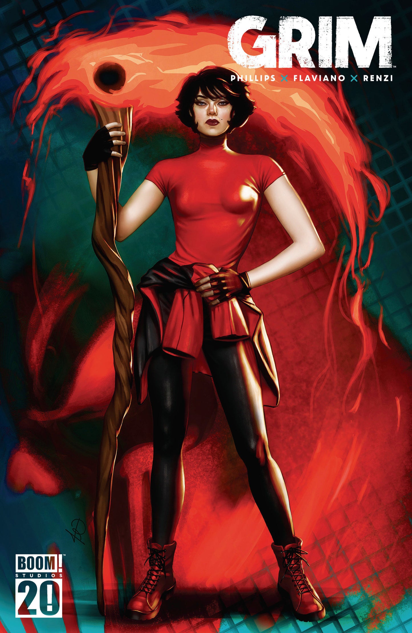 Grim #24 C BOOM 20th Anniversary Variant (Dressed, Puebla) - ISBN: 84428400856324031 - Release Date: 8/20/25