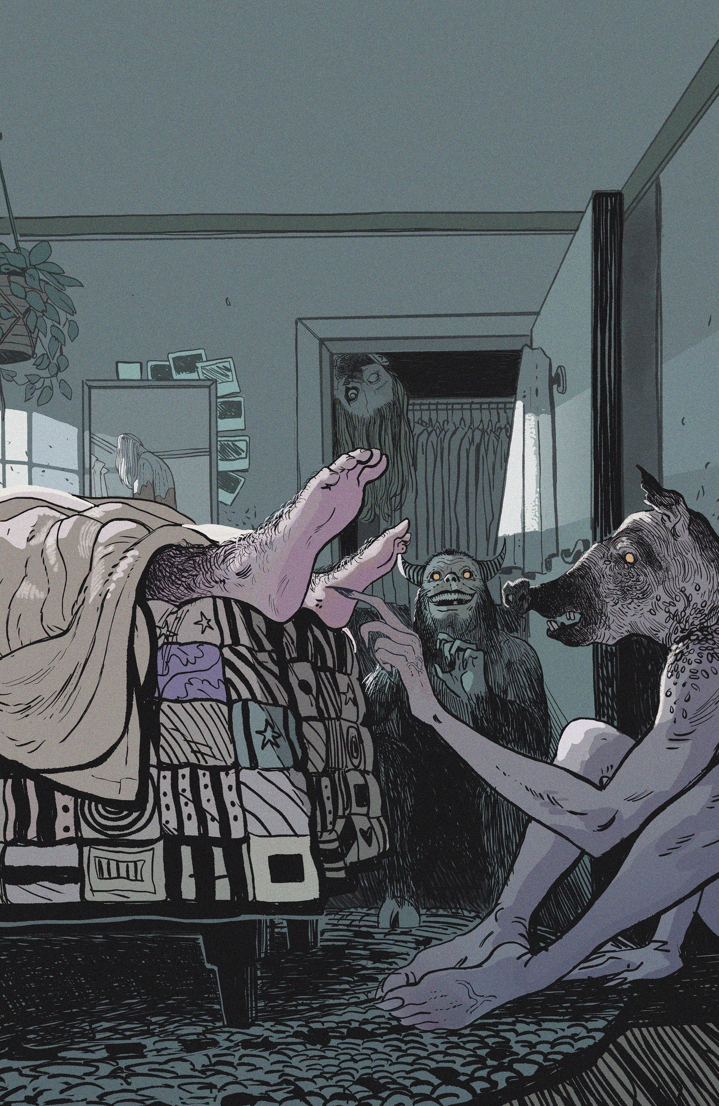 Hello Darkness #20 C Variant (Full Art, Snook) ISBN: 84428401112920031 - FOC DATE: 3/2/26 - Release Date: 4/8/26