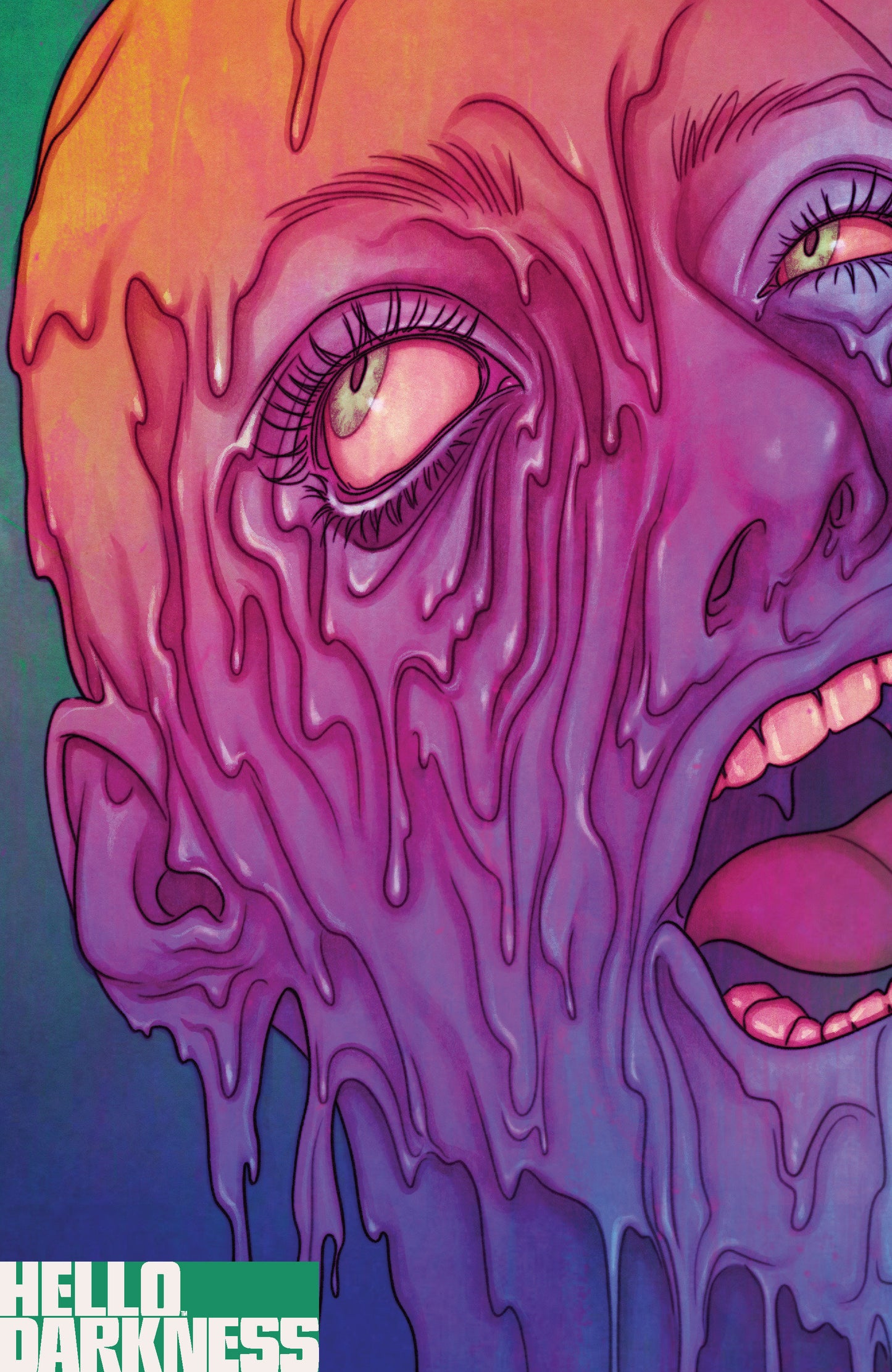 Hello Darkness #24 B Variant (Dressed, Frison) ISBN: 84428401112924021 - FOC DATE: 7/19/26 - Release Date: 8/26/26