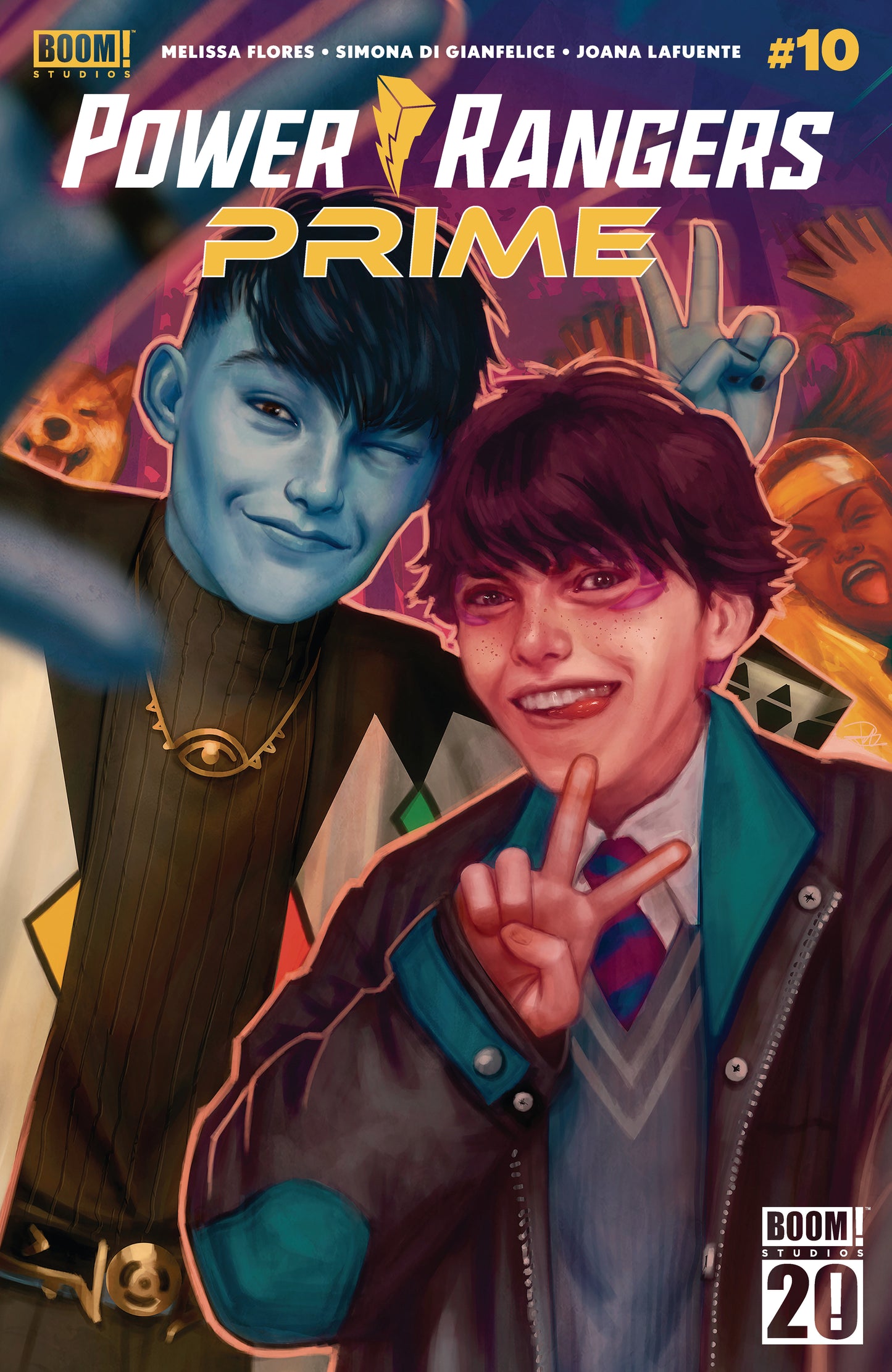 Power Rangers Prime #10 C BOOM 20th Anniversary Variant (Dressed, Puebla) - 9/10/25 - Release Date: 9/10/25