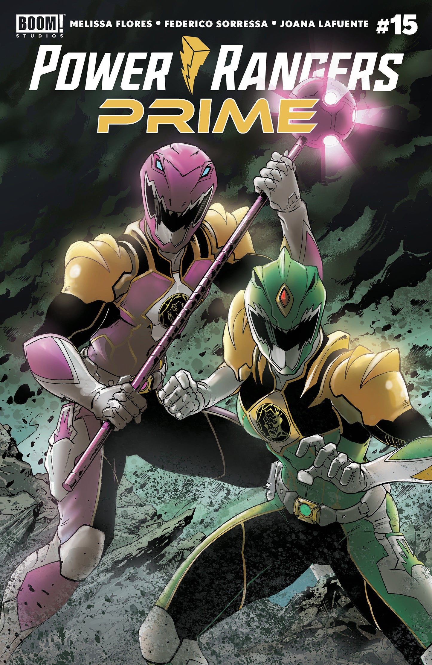 Power Rangers Prime #15 A Main (Dressed, Griffith) ISBN: 84428401206515011 - Release Date: 3/4/26