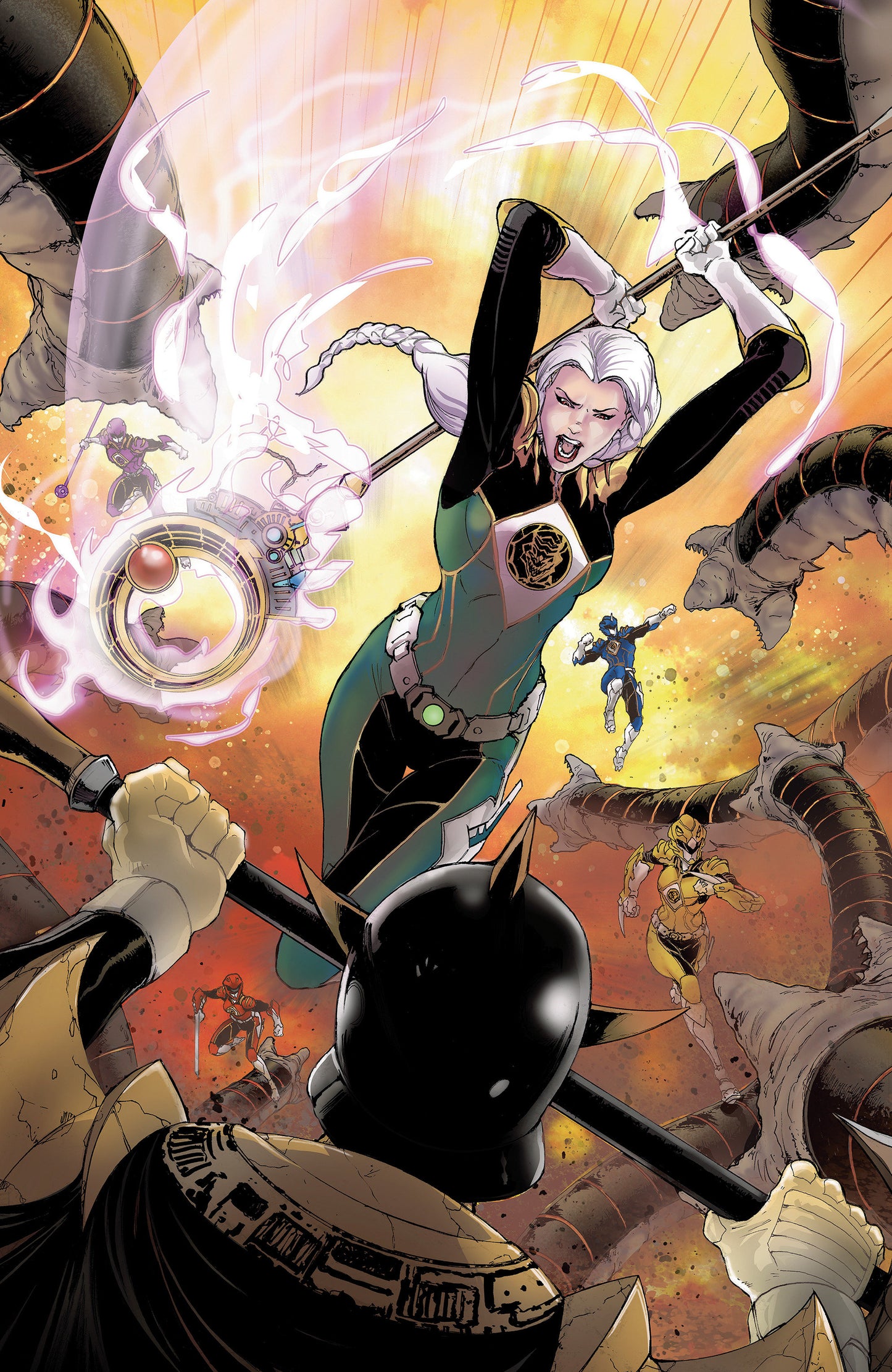 Power Rangers Prime #16 G Unlimited Variant (Full Art, Griffith) ISBN: 84428401206516071 - FOC DATE: 3/2/26 - Release Date: 4/8/26